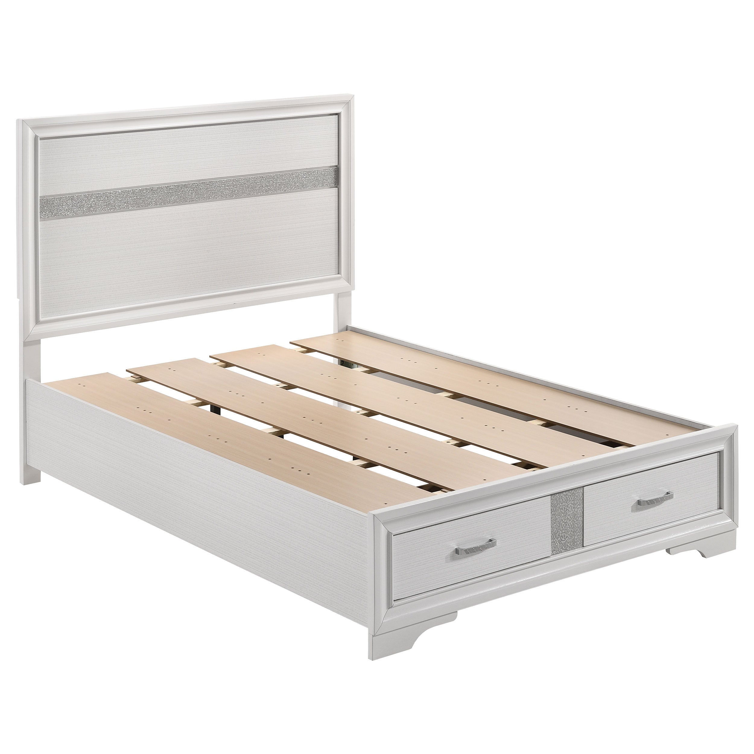 Dar Furniture - Coaster - Miranda 51-inch Wood Full Storage Panel Bed White - 205111F