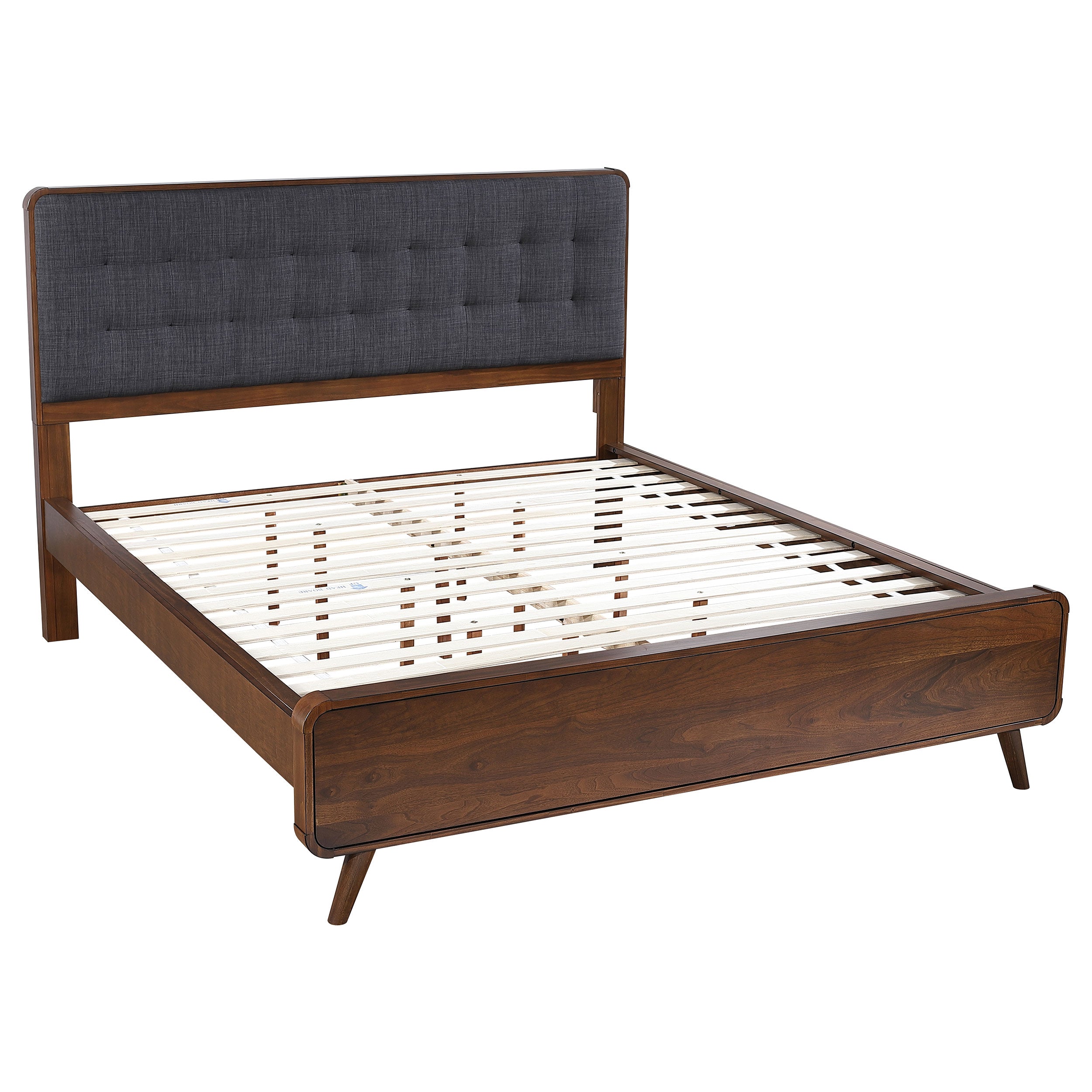 Dar Furniture - Coaster - Robyn Wood California King Platform Bed Dark Walnut - 205131KW