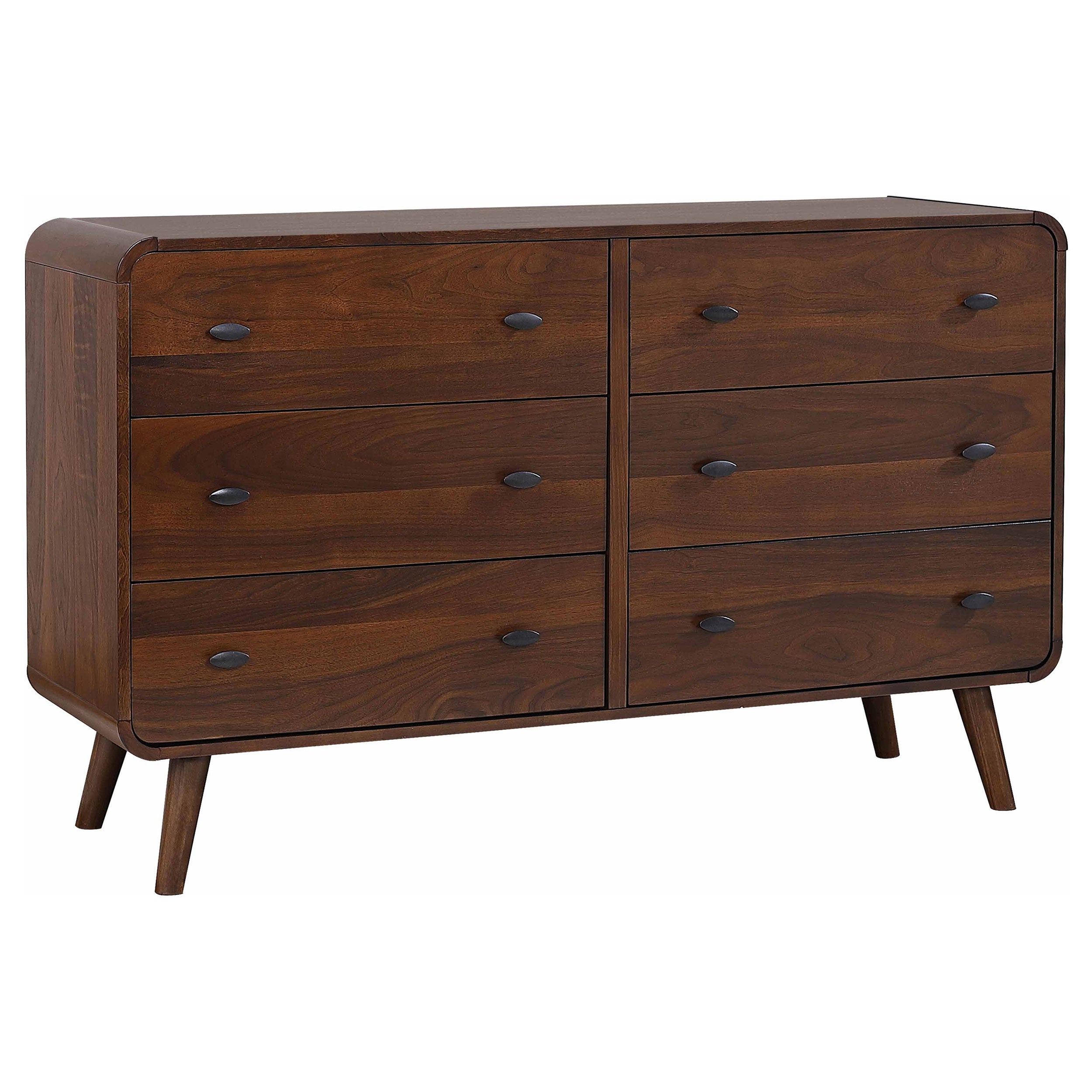 Dar Furniture - Coaster - Robyn 6-drawer Bedroom Dresser Dark Walnut - 205133