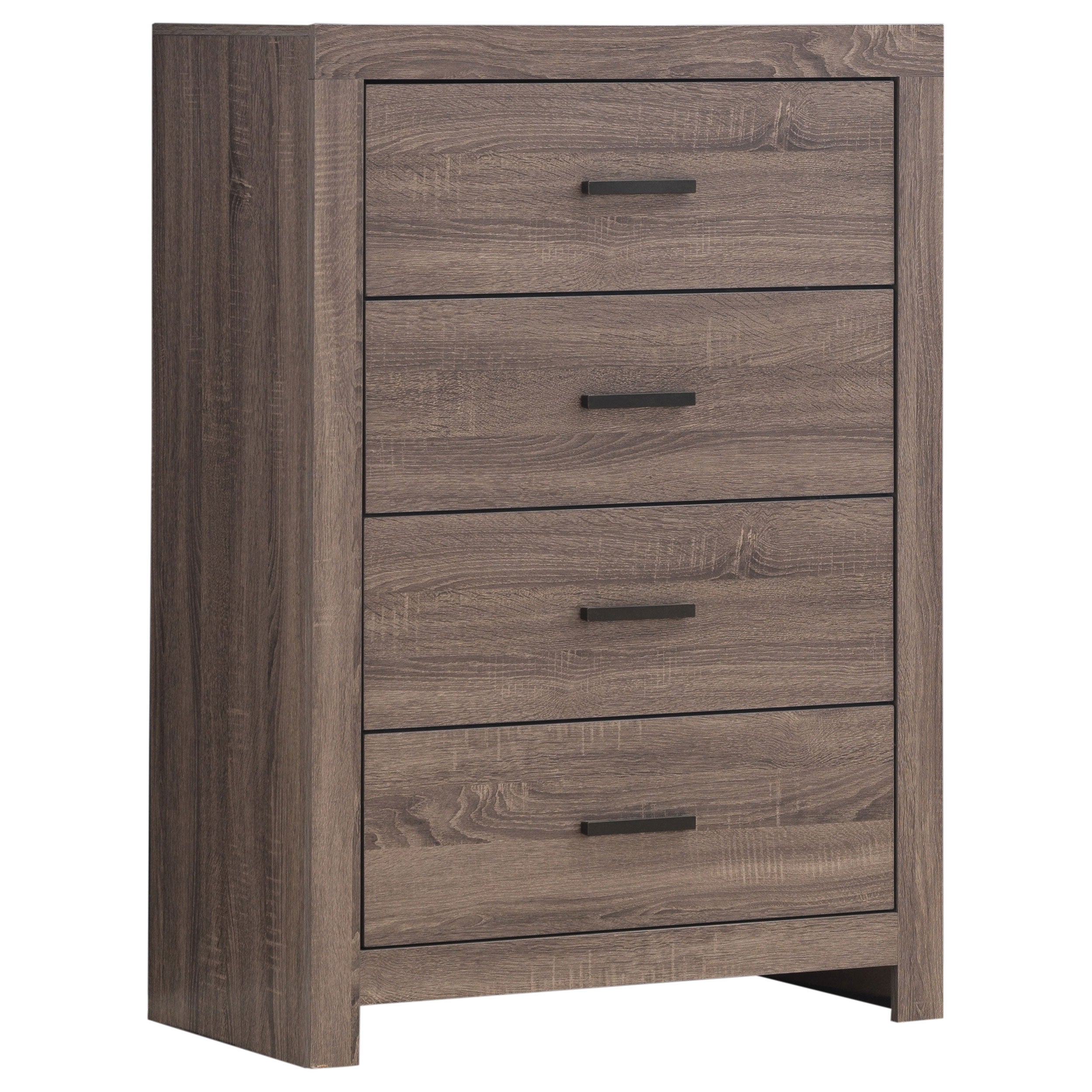 Dar Furniture - Coaster - Brantford 4-drawer Bedroom Chest Barrel Oak - 207045