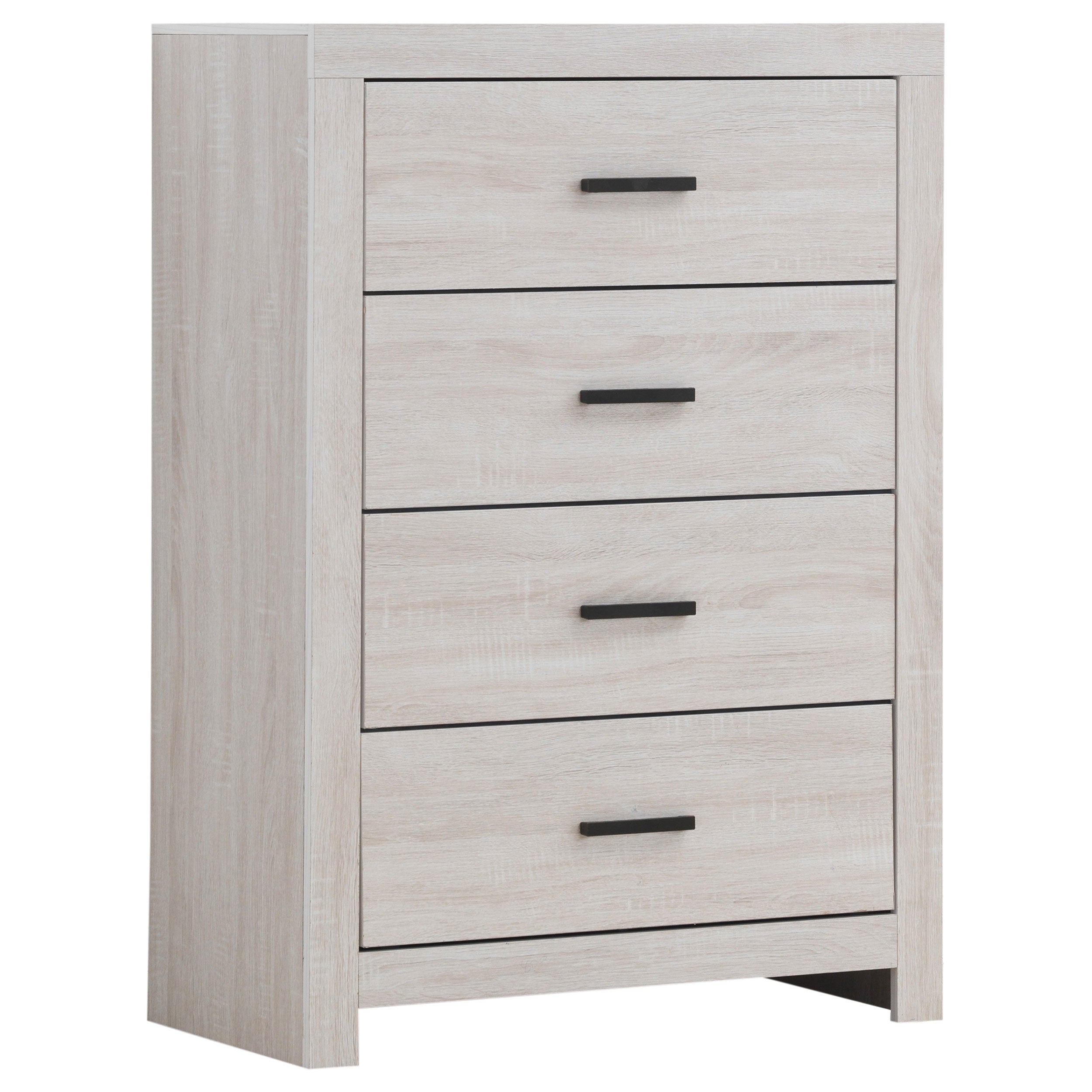 Dar Furniture - Coaster - Brantford 4-drawer Bedroom Chest Coastal White - 207055