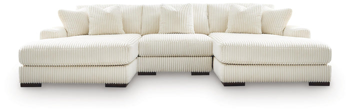 Lindyn 3-Piece Sectional with Double Chaise