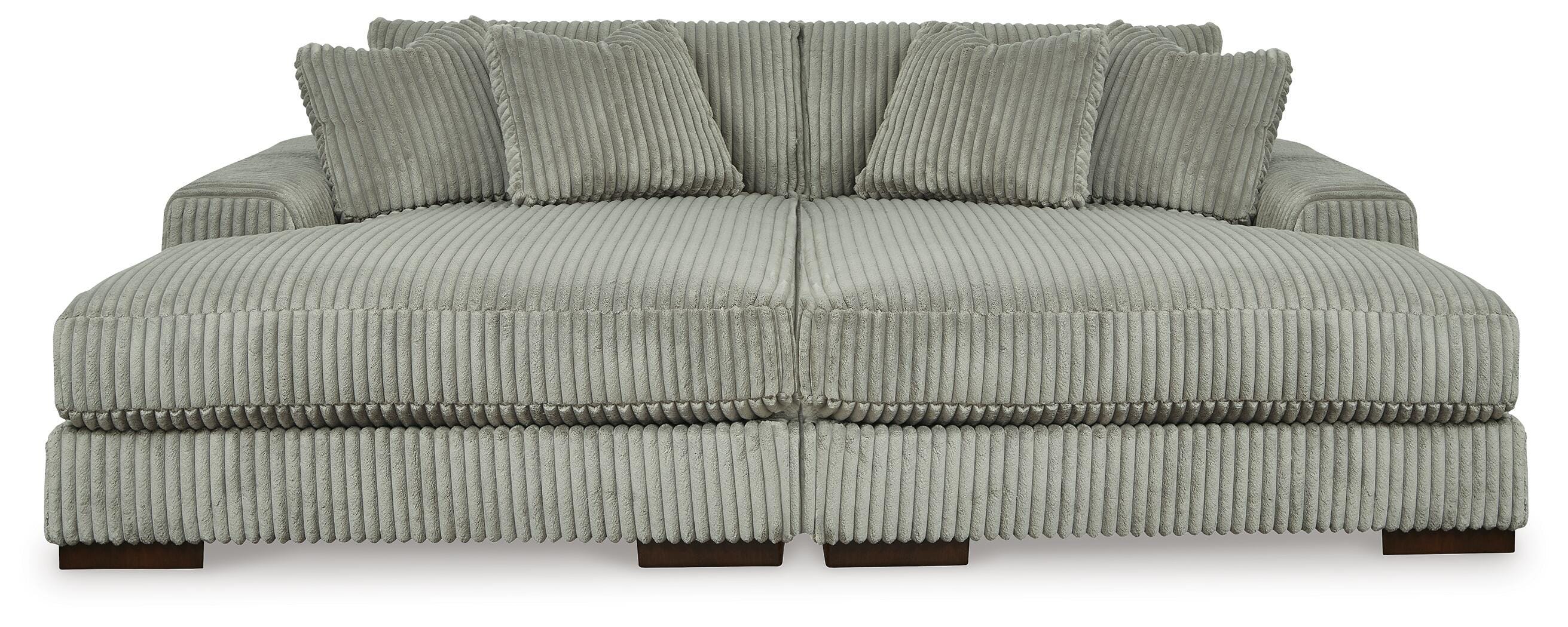 Dar Furniture - Ashley Furniture - Lindyn Super Chaise - RAF Super Chaise / Fog - 21105S11