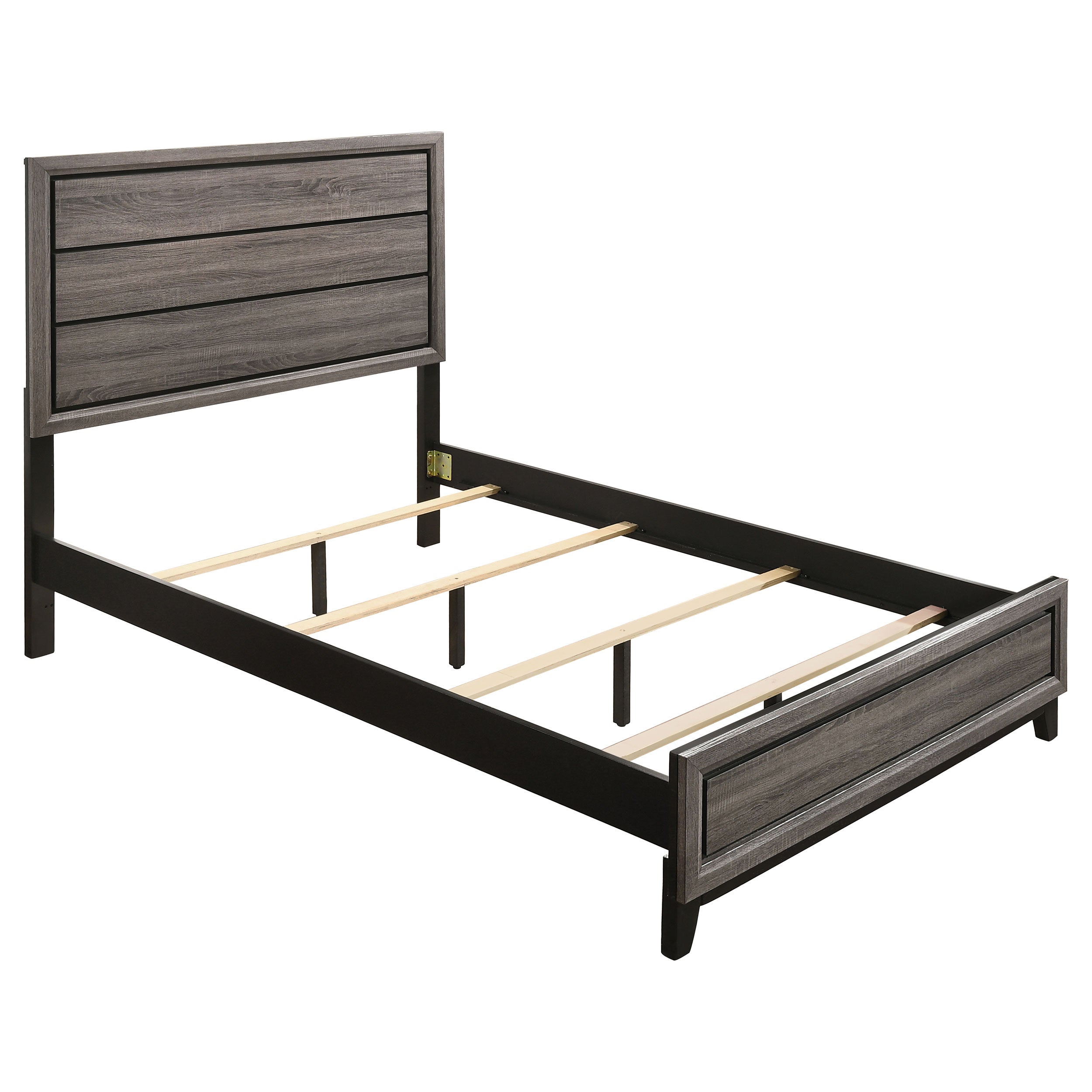 Dar Furniture - Coaster - Watson Wood Full Panel Bed Grey Oak - 212421F