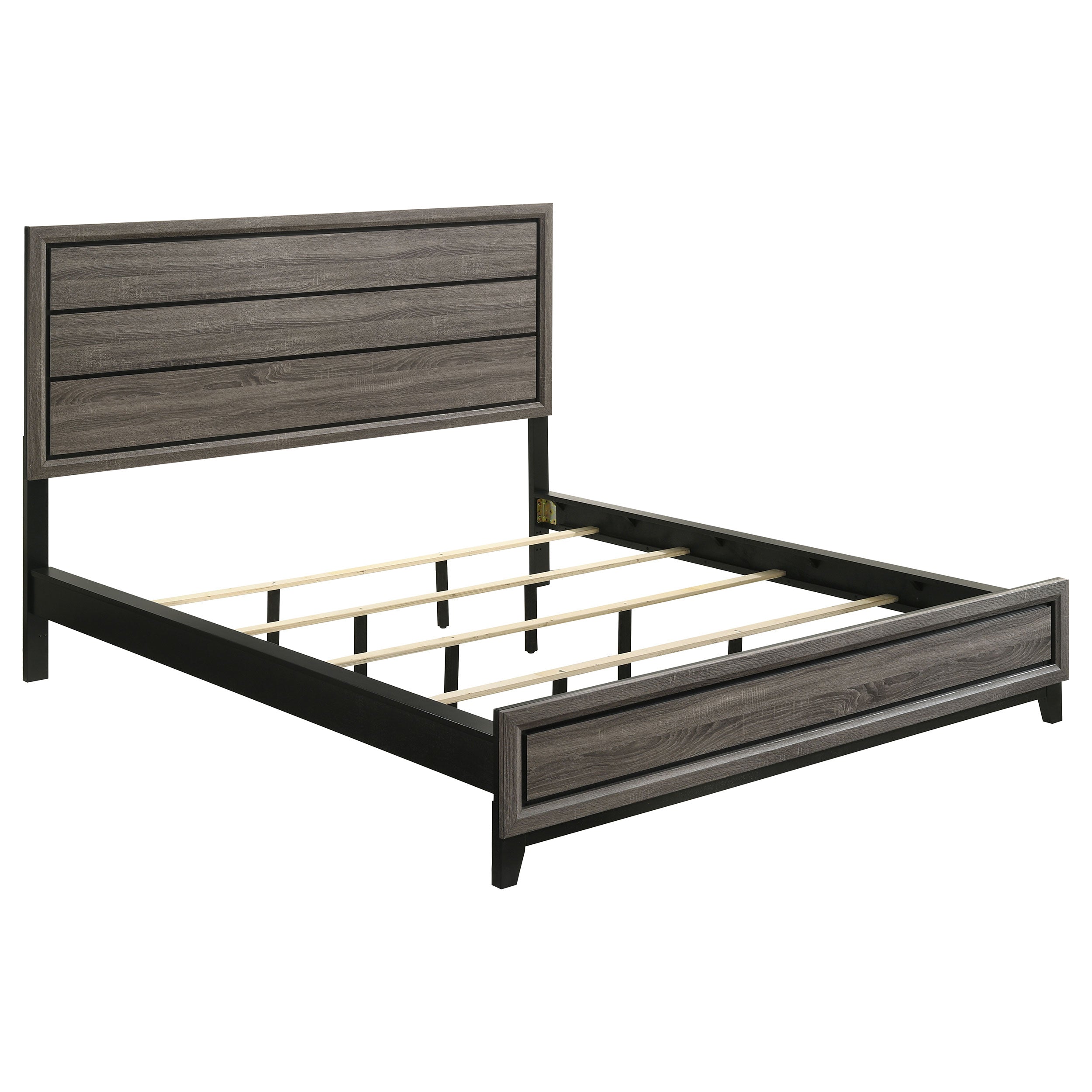 Dar Furniture - Coaster - Watson Wood California King Panel Bed Grey Oak - 212421KW