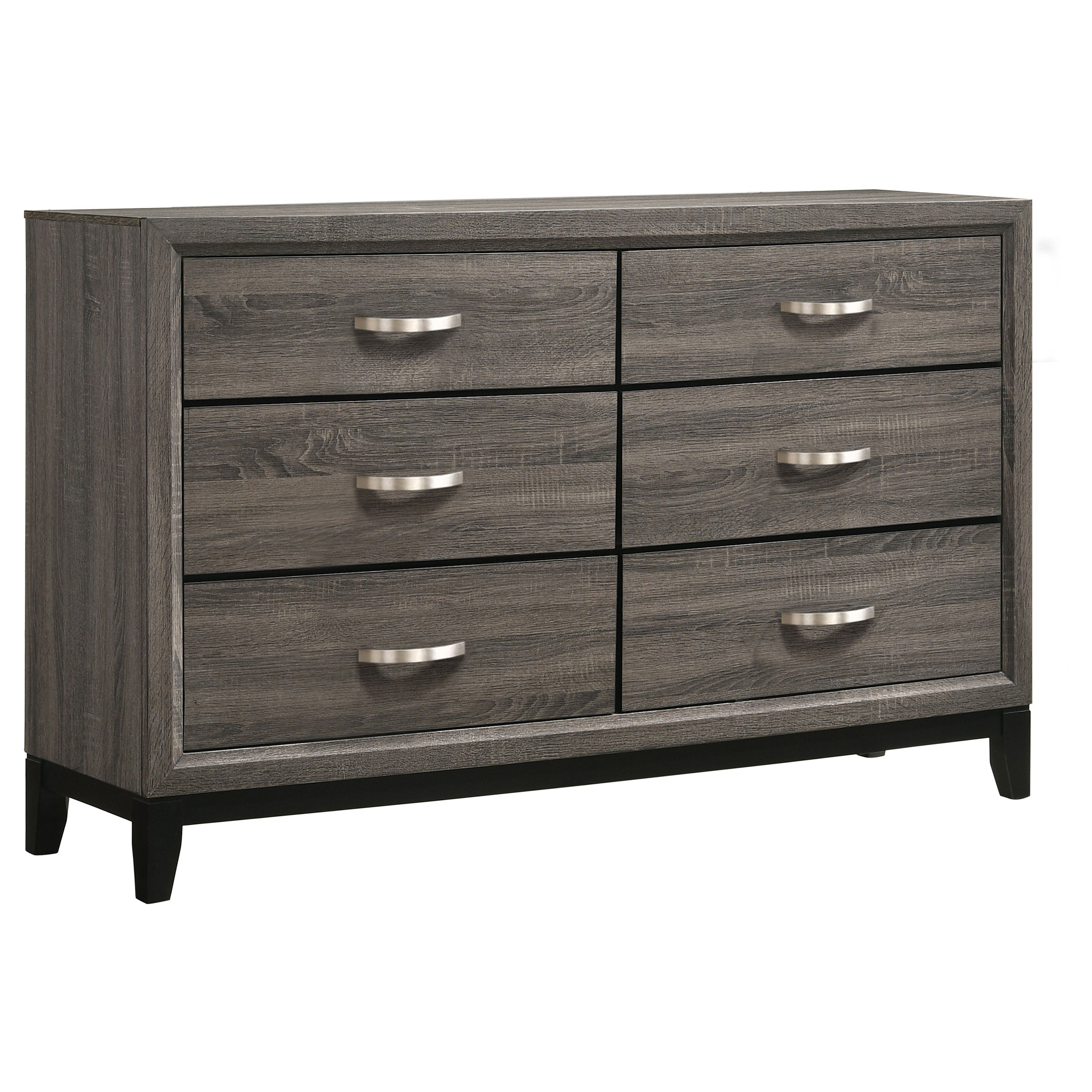 Watson Four-piece Twin Bedroom Set Grey Oak