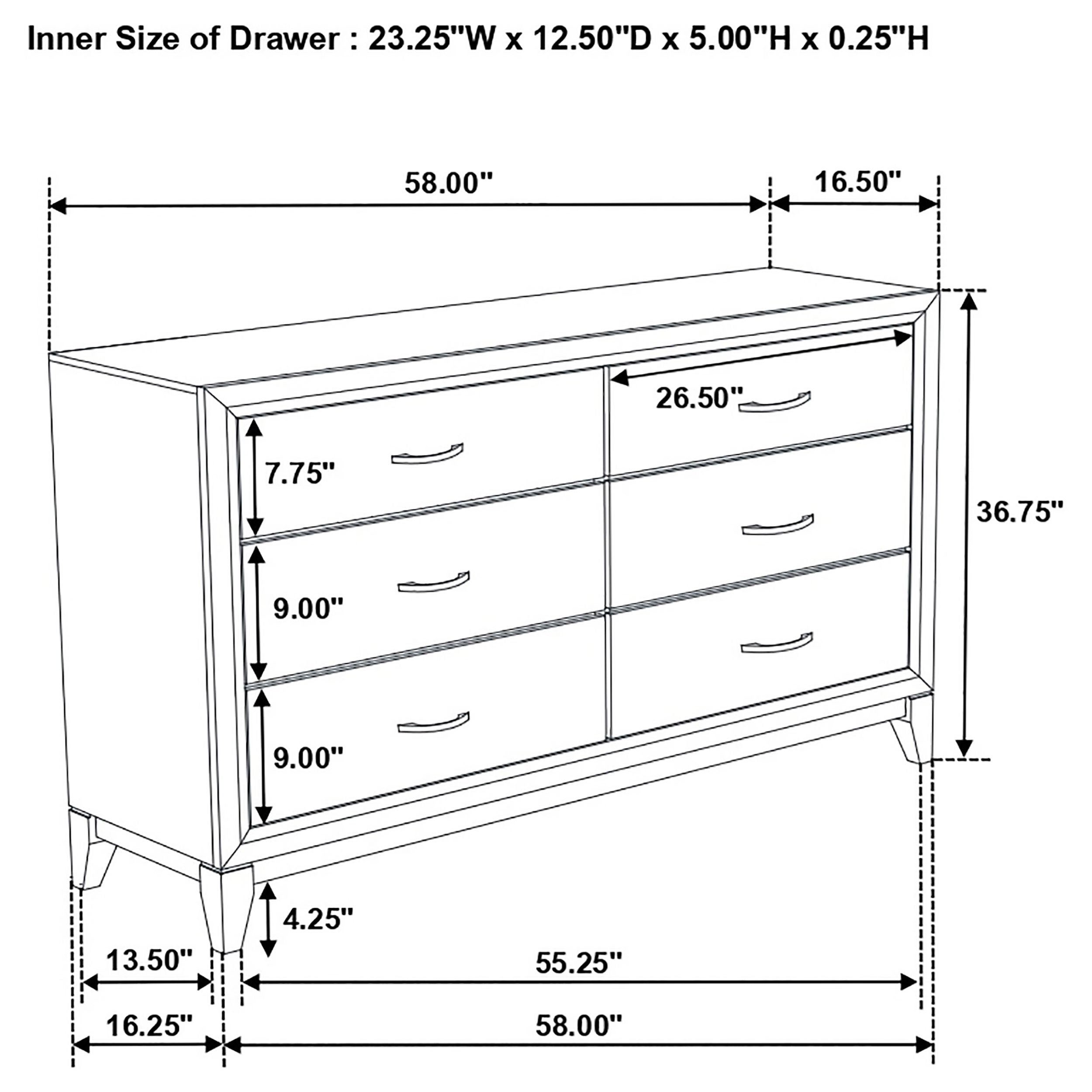Watson Five-piece Twin Bedroom Set Grey Oak