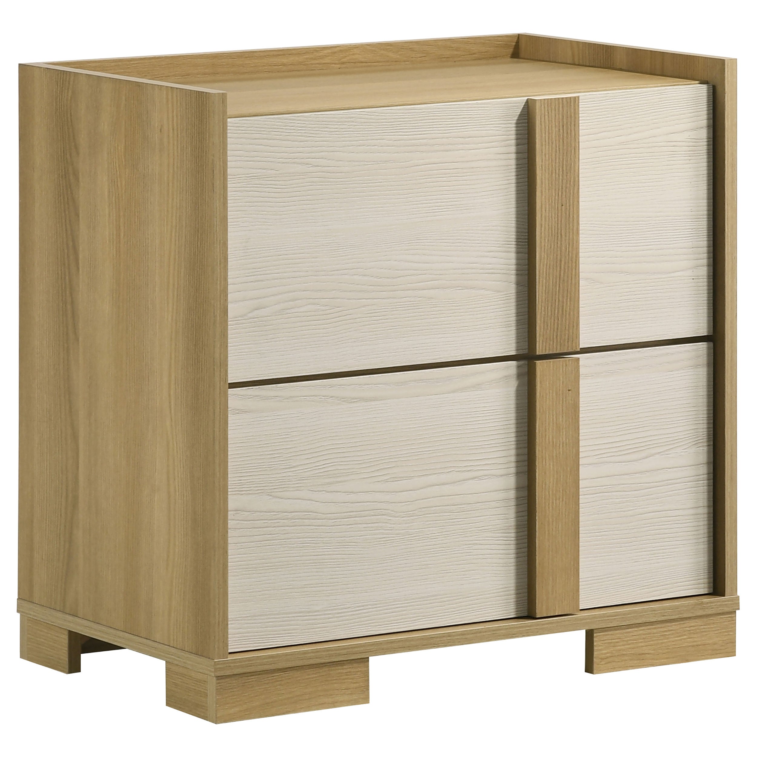 Dar Furniture - Coaster - Hyland 2-drawer Nightstand Bedside Table Natural - 215652