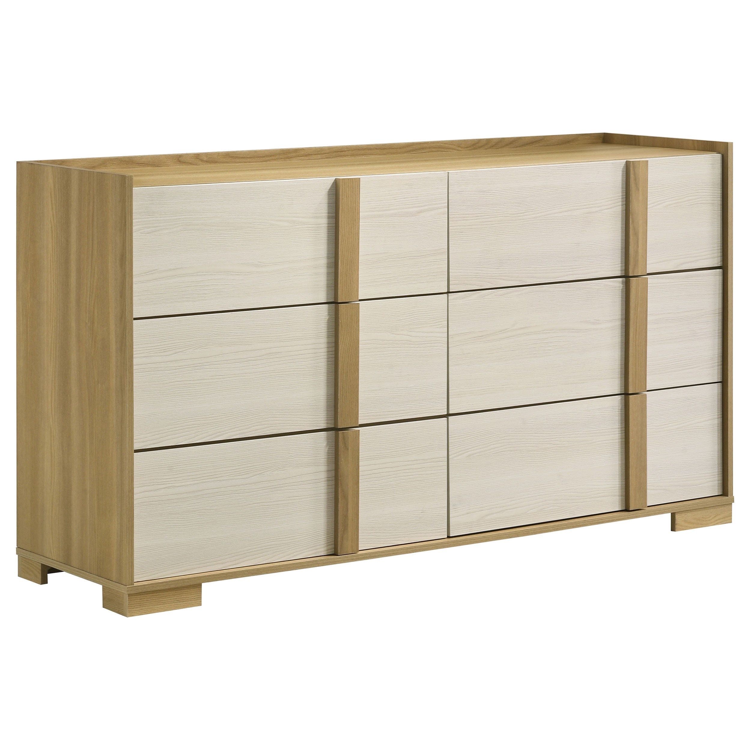 Dar Furniture - Coaster - Hyland 6-drawer Dresser Natural - 215653