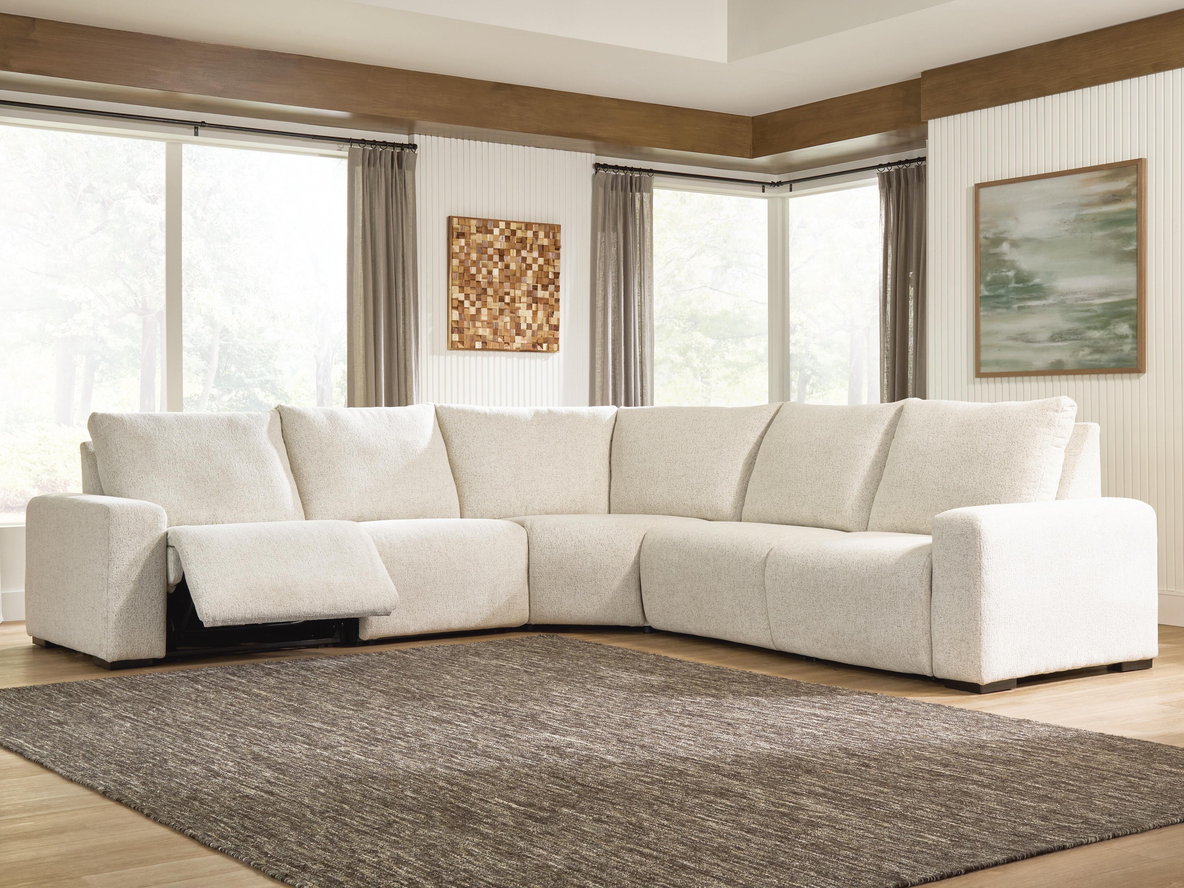 Dar Furniture - Ashley Furniture - East Loft 5-Piece Power Reclining Sectional - 5-Piece Power Reclining Sectional - PC21607S3