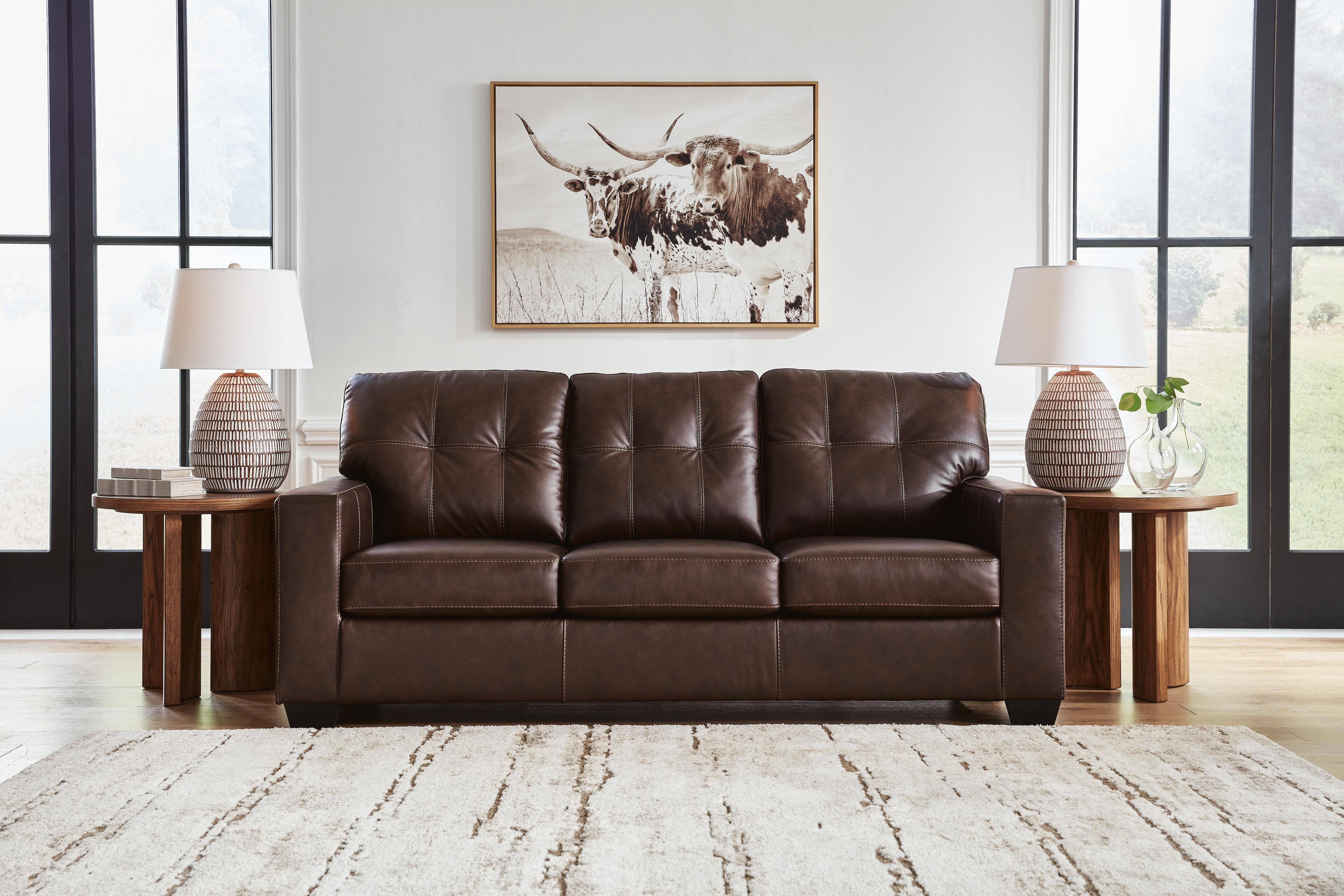 Dar Furniture - Ashley Furniture - Santorine Sofa - Sofa / Dark Brown - 2170638