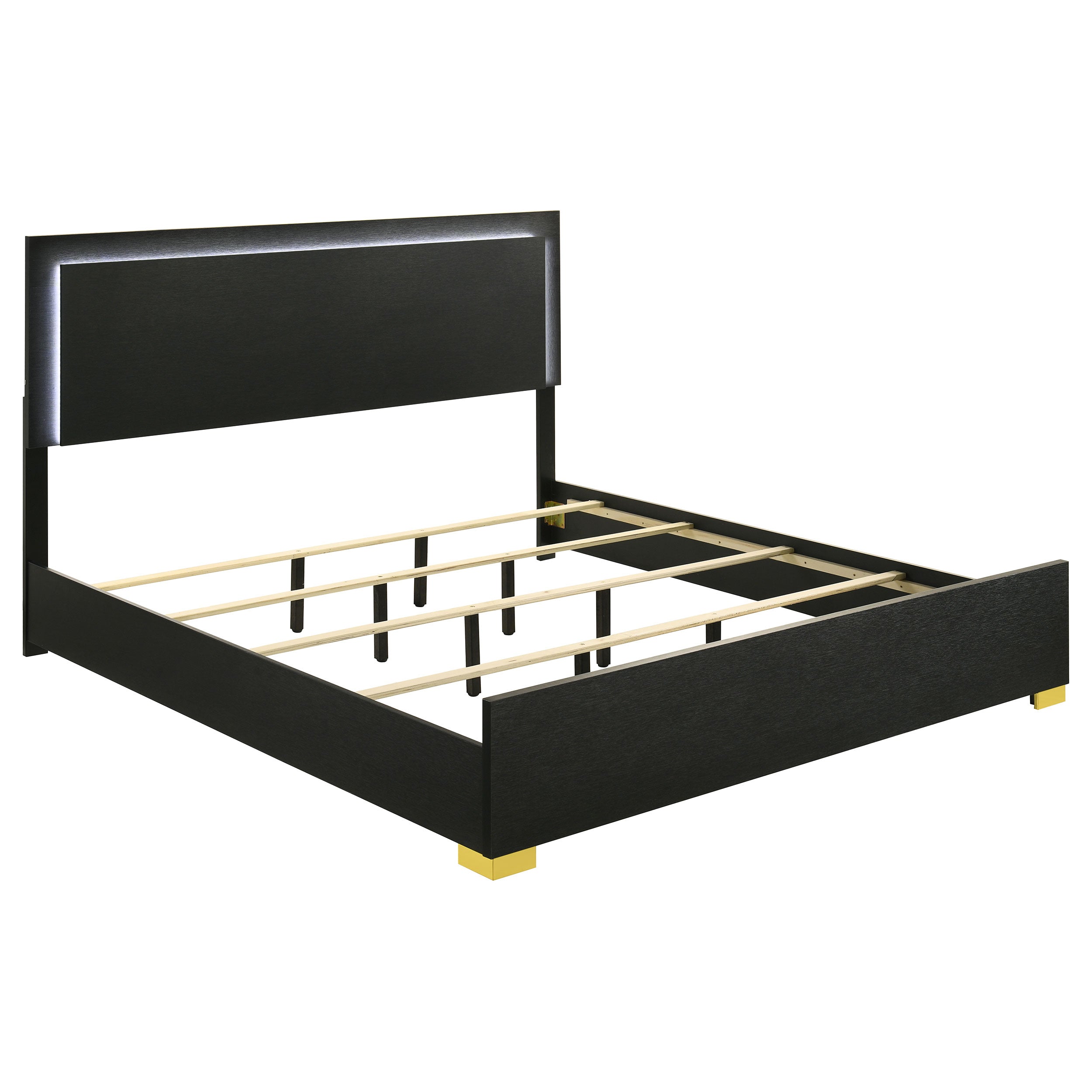 Marceline 4-piece Eastern King Bedroom Set Black
