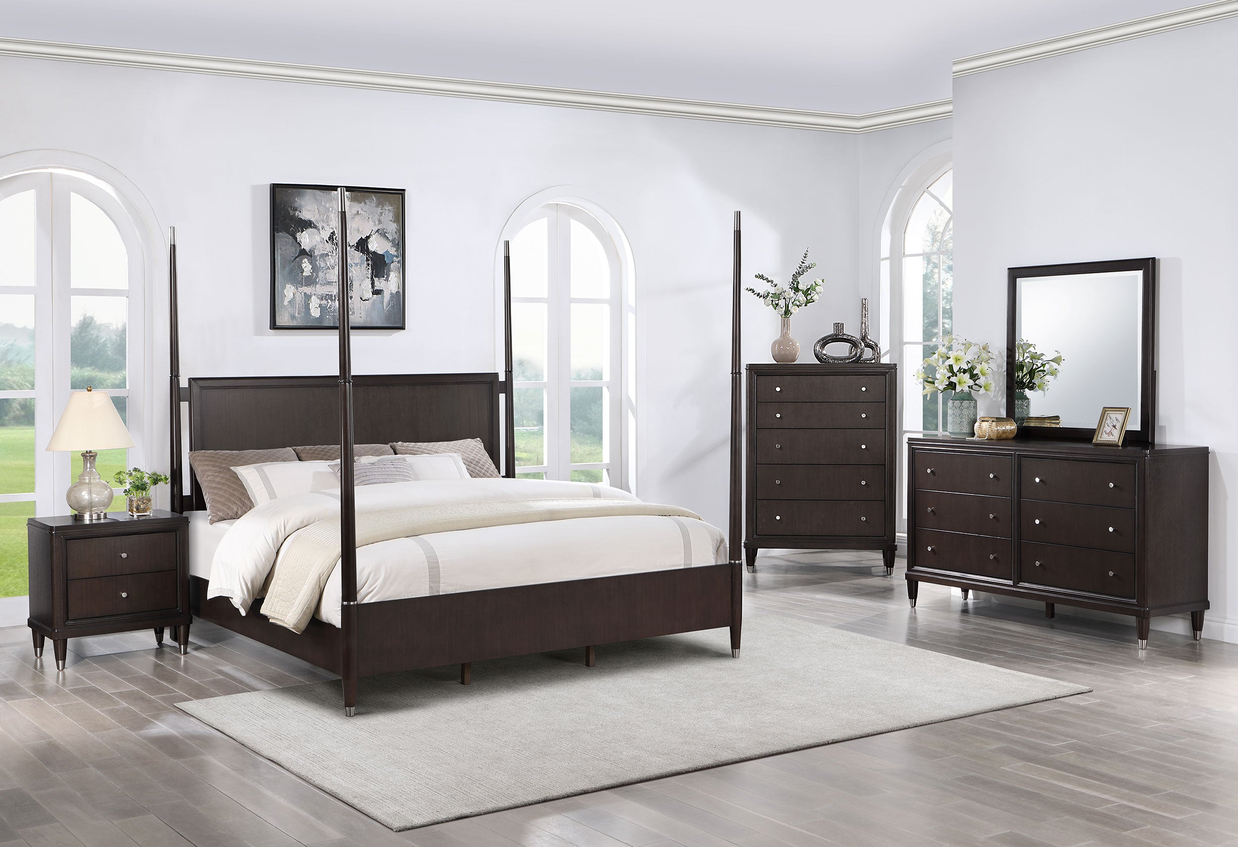 Dar Furniture - Coaster - Emberlyn 5-piece Queen Bedroom Set Brown - 223061Q-S5
