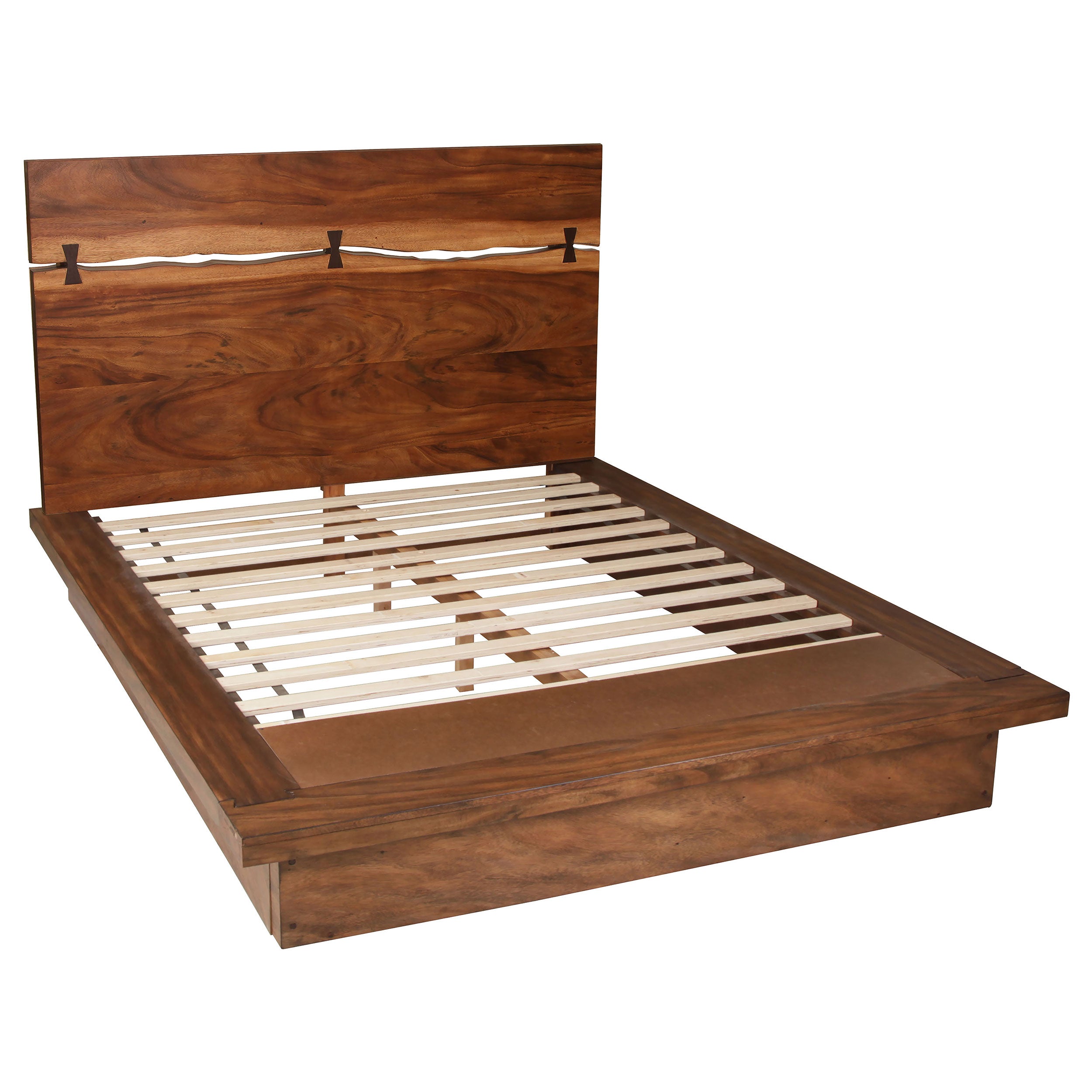 Dar Furniture - Coaster - Winslow Wood California King Panel Bed Smokey Walnut - 223250KW