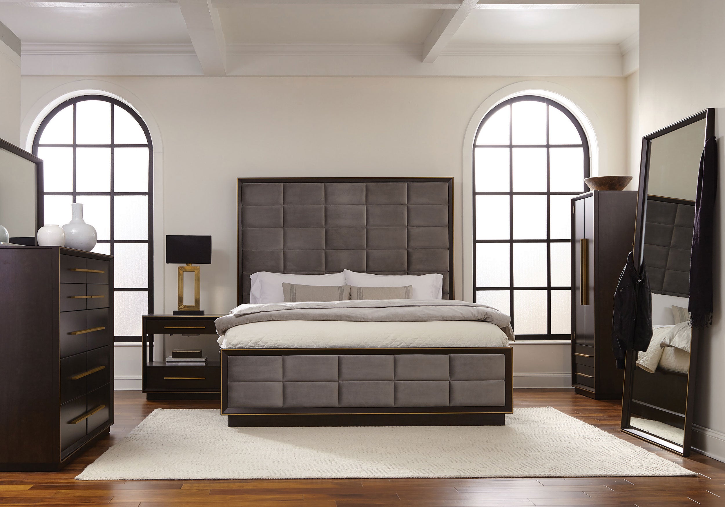 Dar Furniture - Coaster - Durango 4-piece California King Bedroom Set Peppercorn - 223261KW-S4