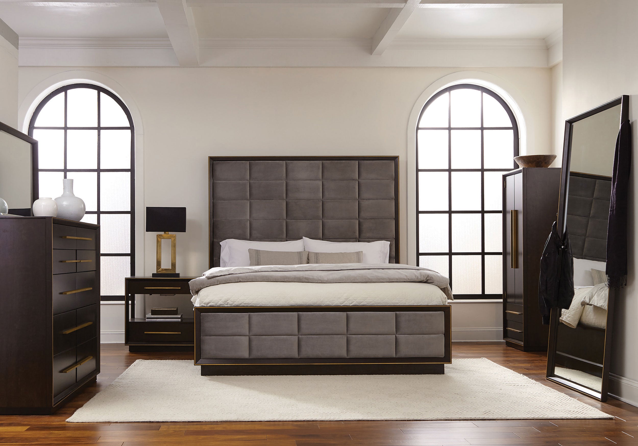 Dar Furniture - Coaster - Durango 5-piece Queen Bedroom Set Smoked Peppercorn - 223261Q-S5