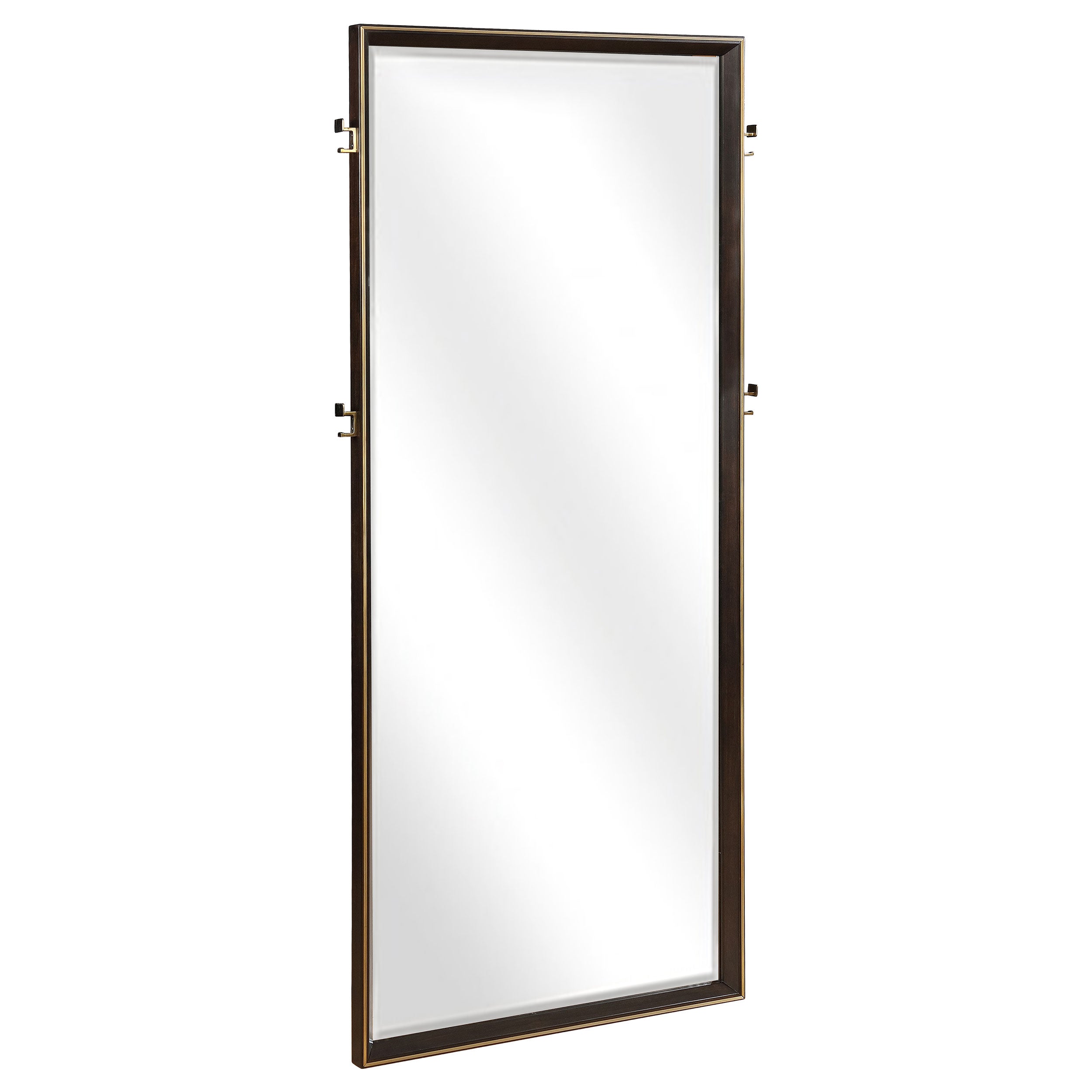 Dar Furniture - Coaster - Durango 80-inch Standing Floor Mirror Smoked Peppercorn - 223270