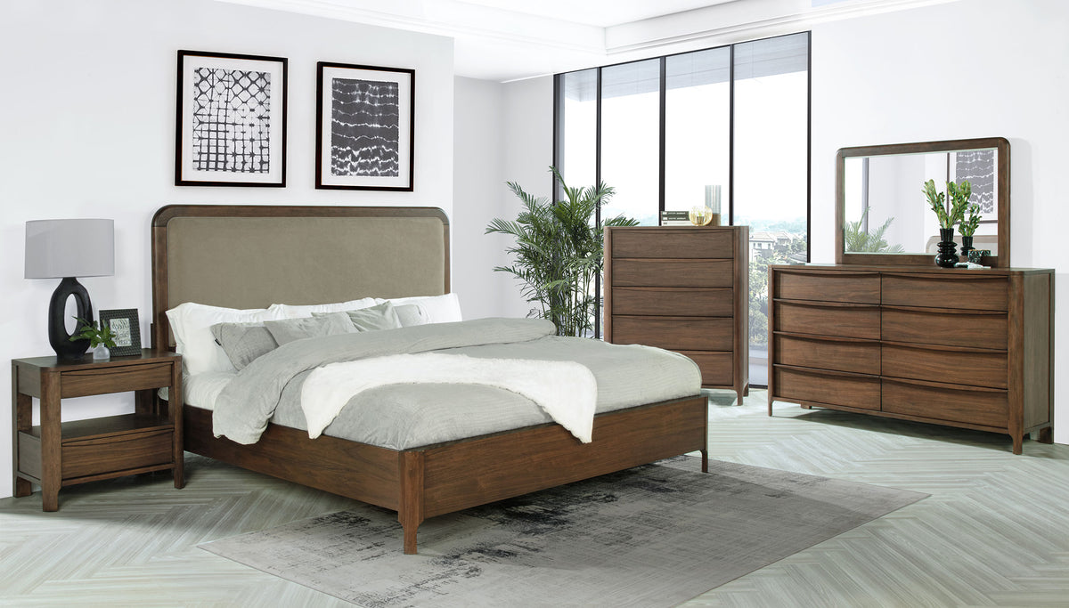 Dar Furniture - Coaster - Maderia 5-piece Queen Bedroom Set Walnut - 223321Q-S5