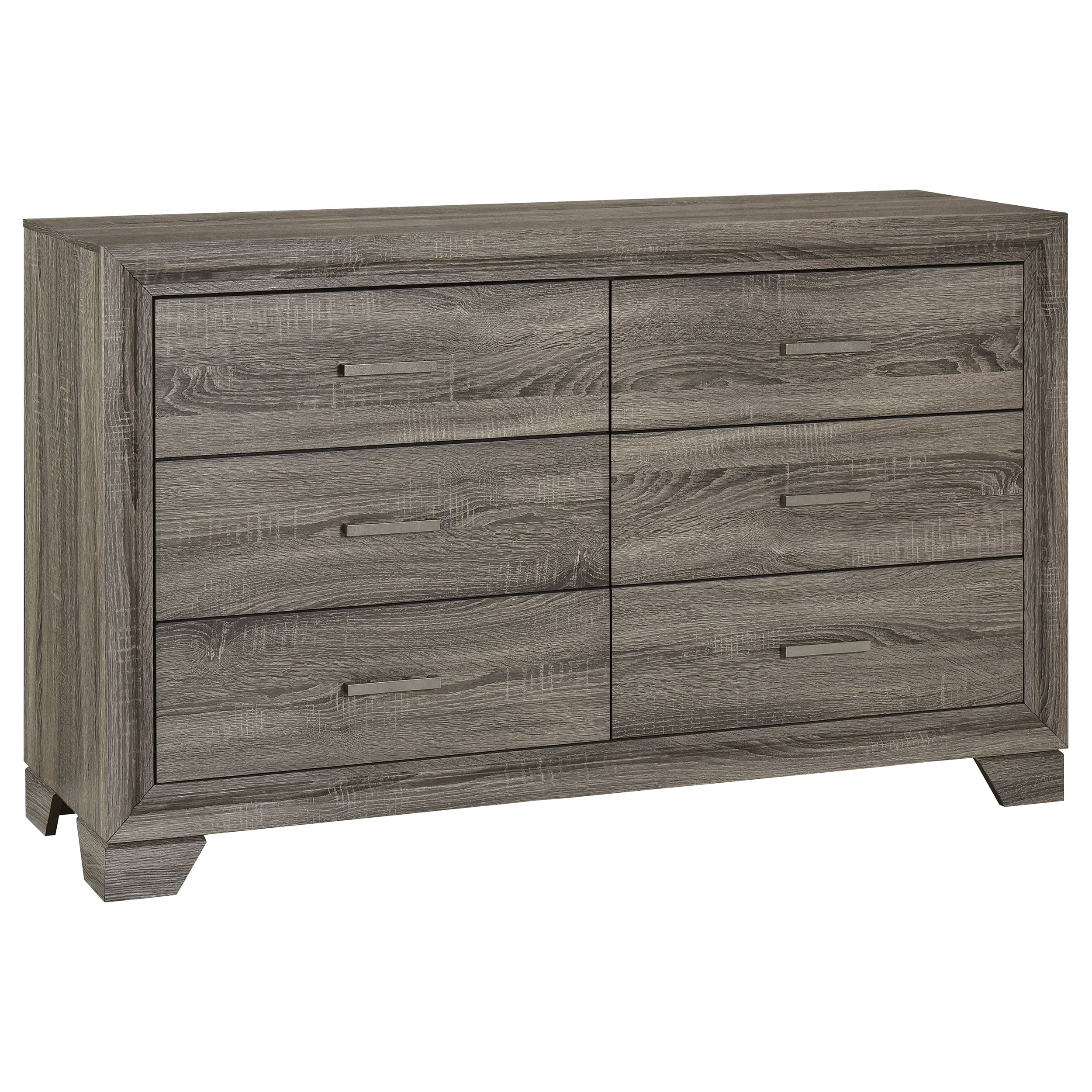 Dar Furniture - Coaster - Wright 6-drawer Dresser Cabinet Brown Oak - 223343