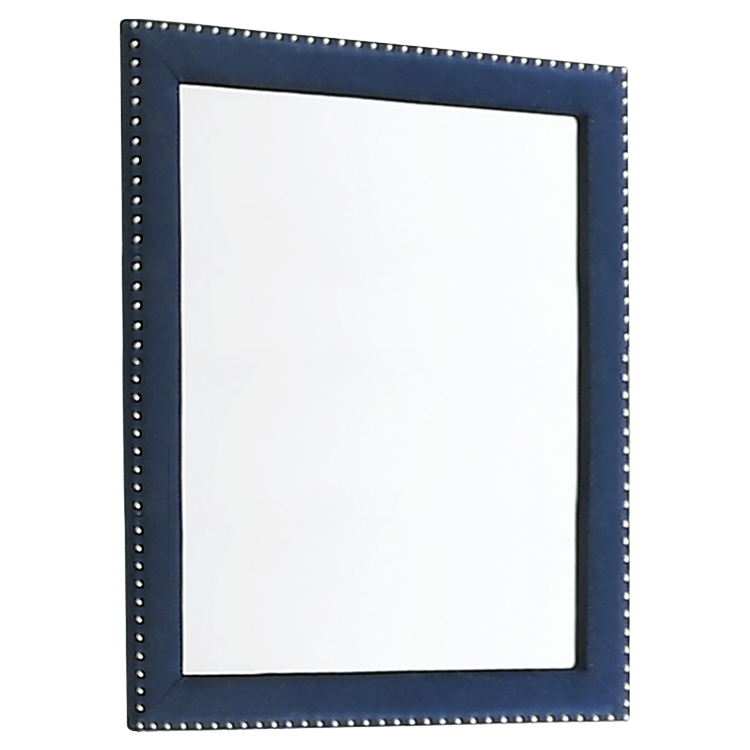 Dar Furniture - Coaster - Melody Upholstered Dresser Mirror Pacific Blue - 223374