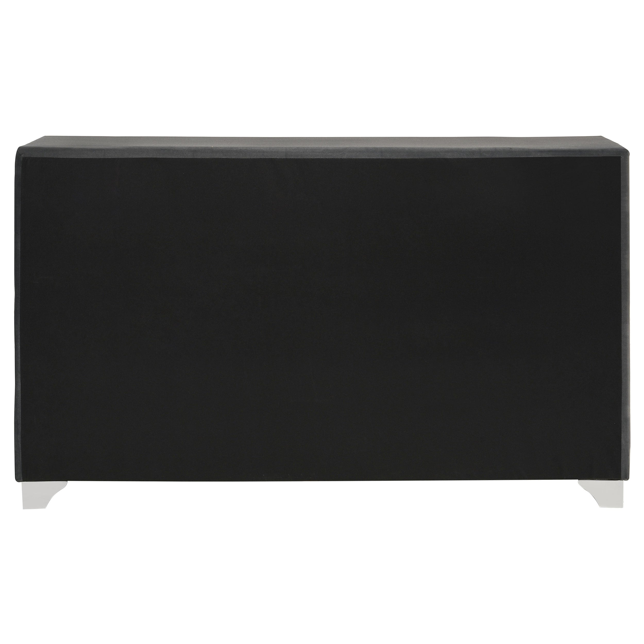 Melody 6-drawer Upholstered Dresser Grey