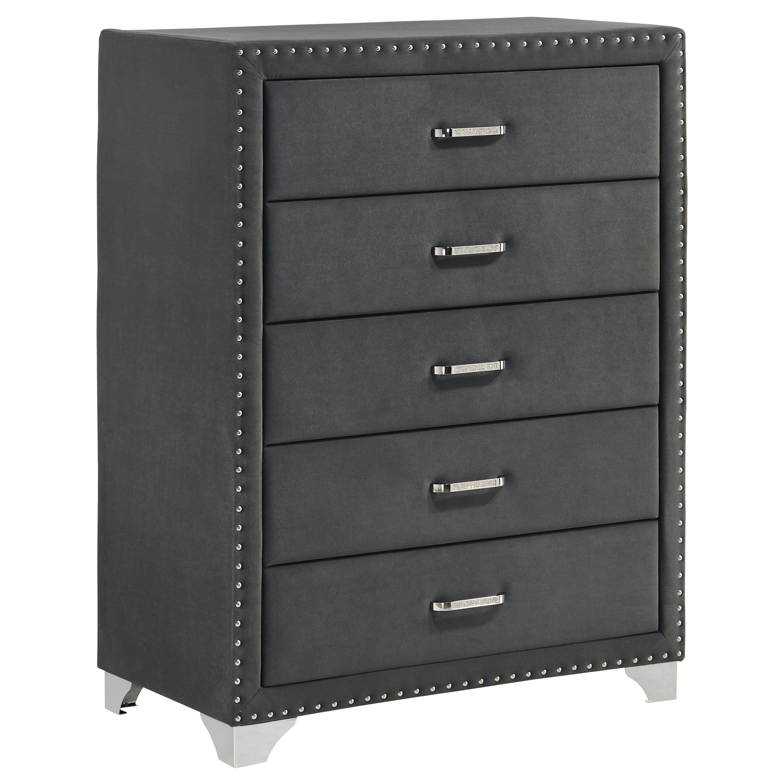 Dar Furniture - Coaster - Melody 5-drawer Bedroom Chest Grey - 223385