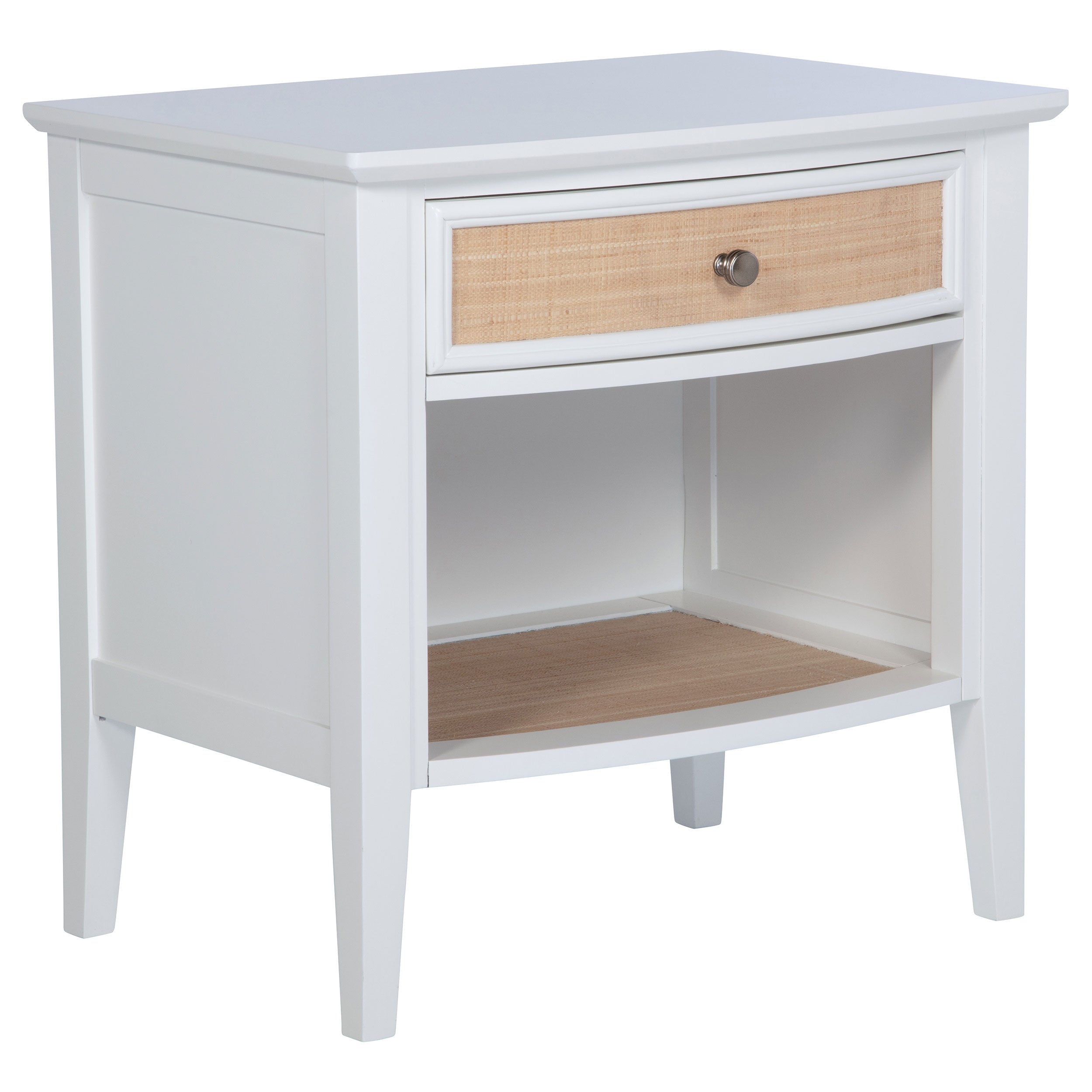 Dar Furniture - Coaster - Bexhill 1-drawer Nightstand Bedside Table White - 223472
