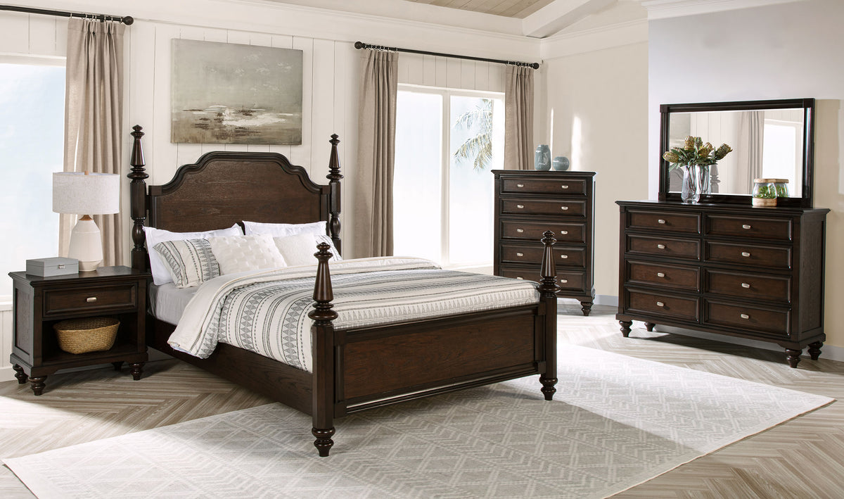 Dar Furniture - Coaster - Andover 5-piece Queen Bedroom Set Dark Oak - 223631Q-S5