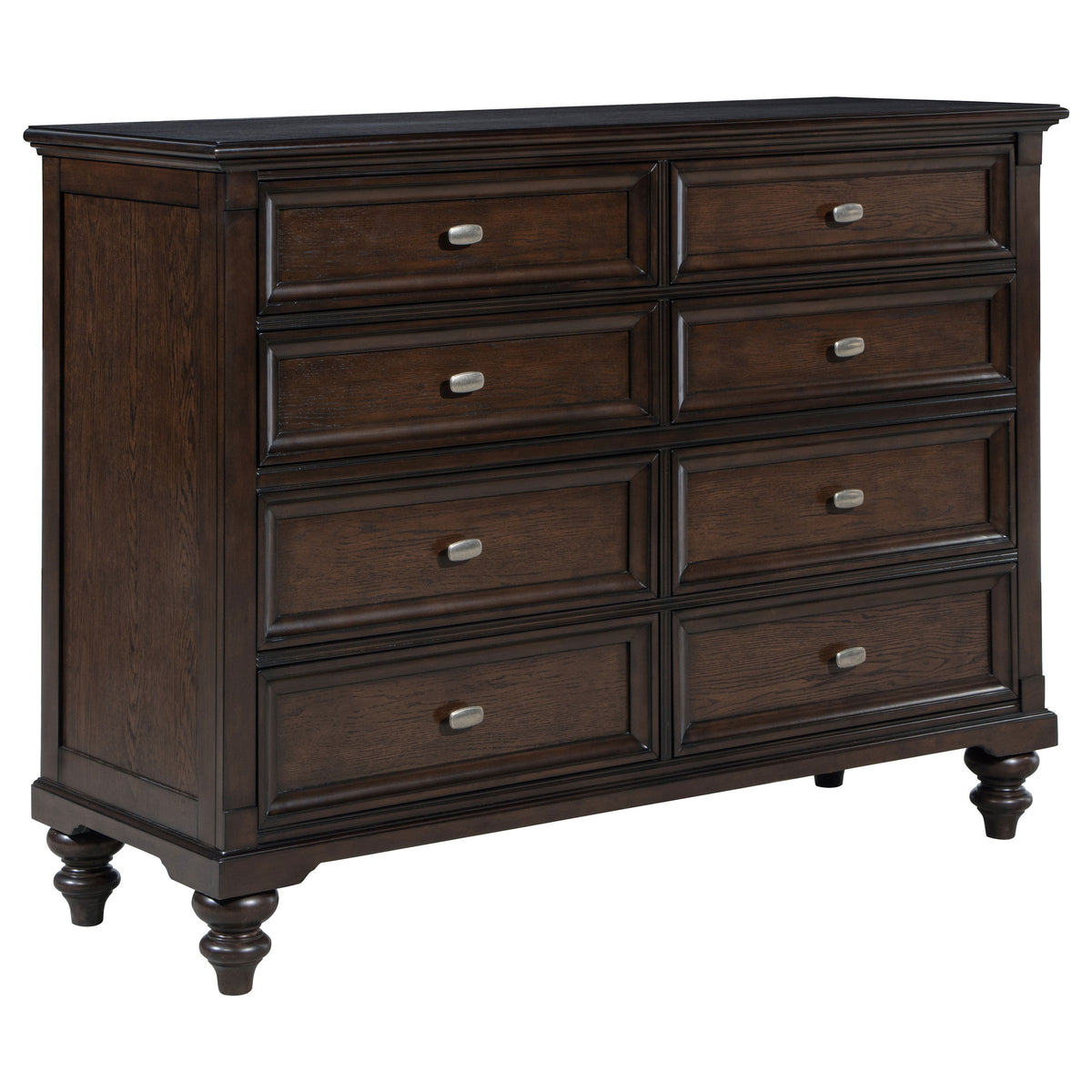 Dar Furniture - Coaster - Andover 8-drawer Dresser Cabinet Dark Oak - 223633