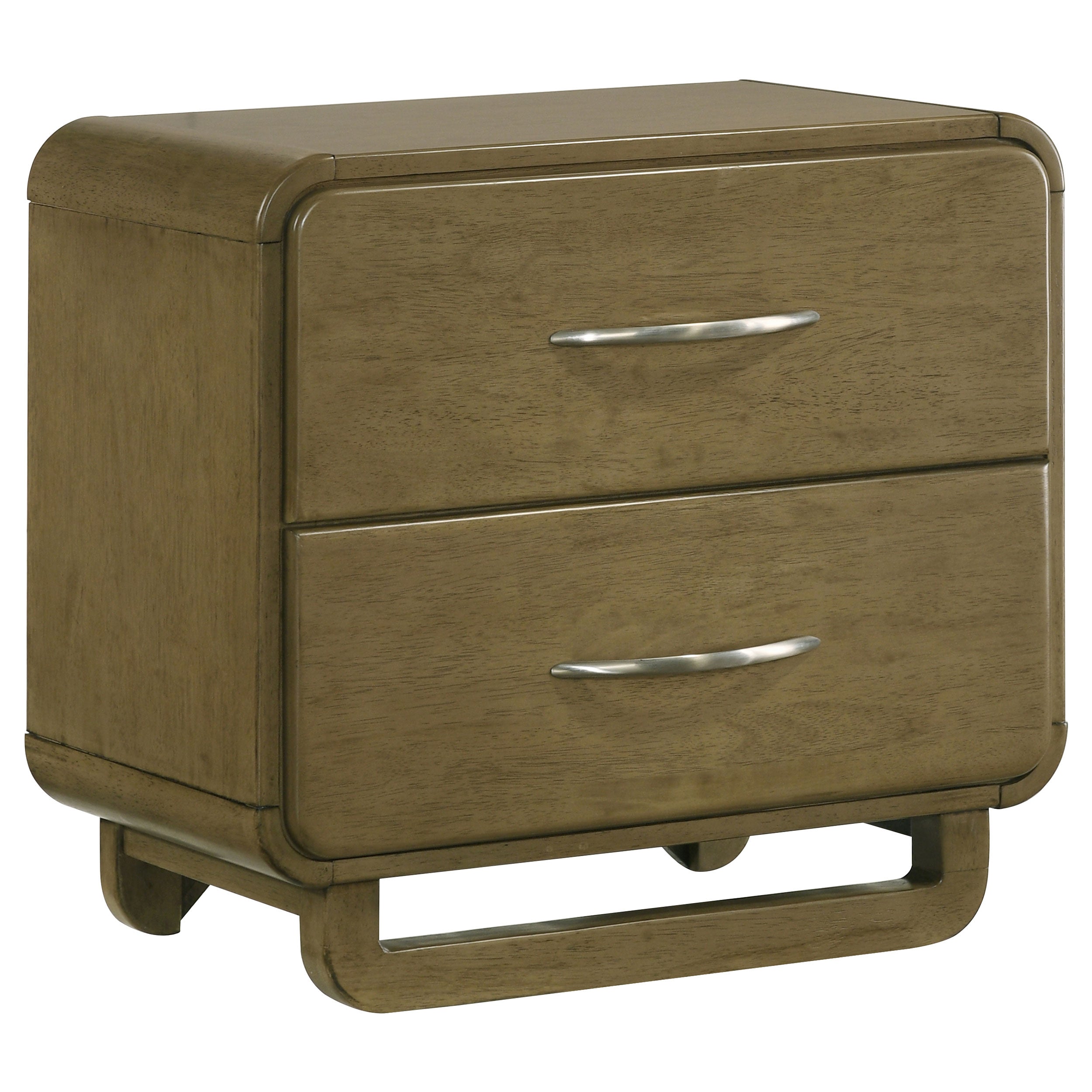 Dar Furniture - Coaster - Amsbury 2-drawer Nightstand Bedside Table Nutmeg - 224272