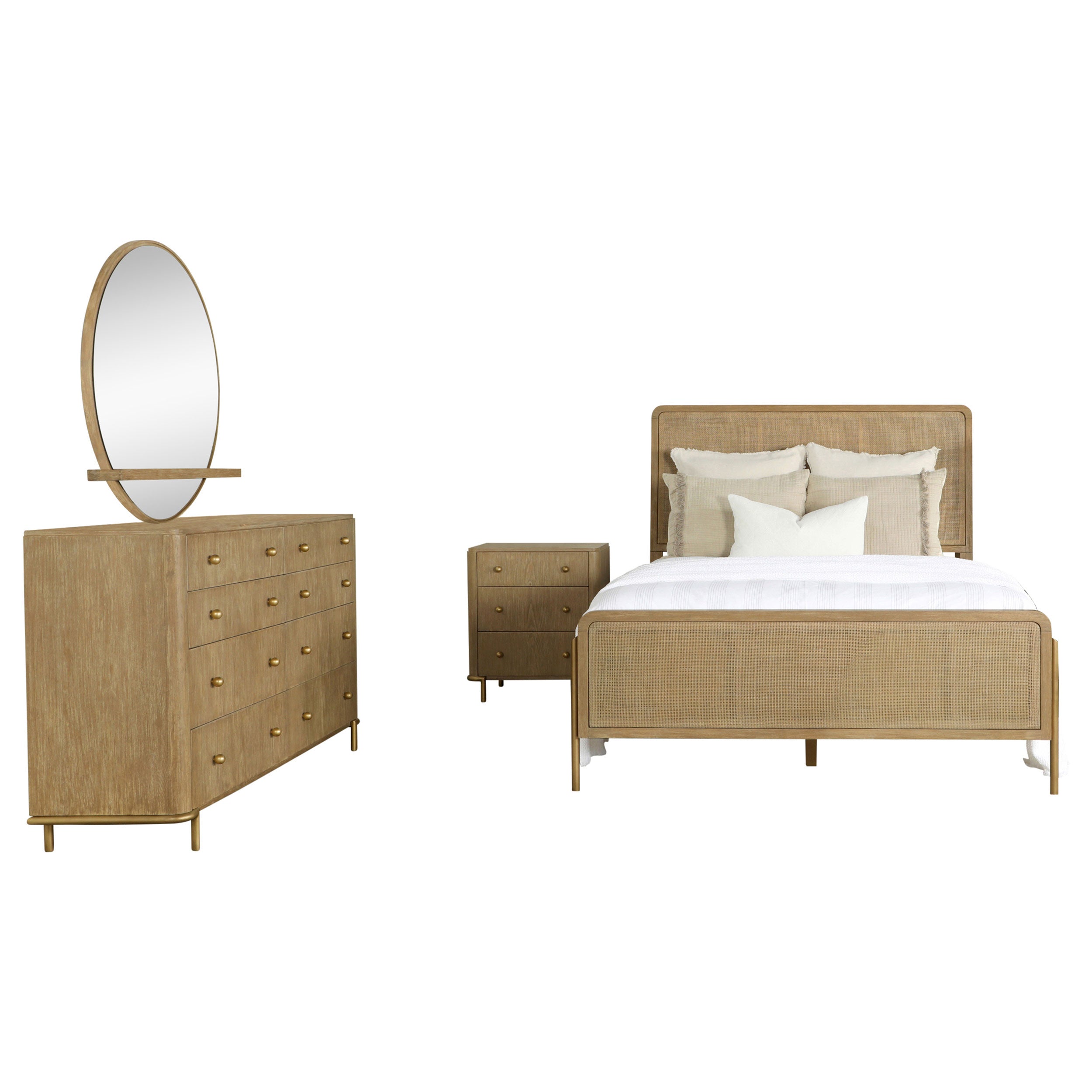 Arini 4-piece California King Bedroom Set Sand Wash