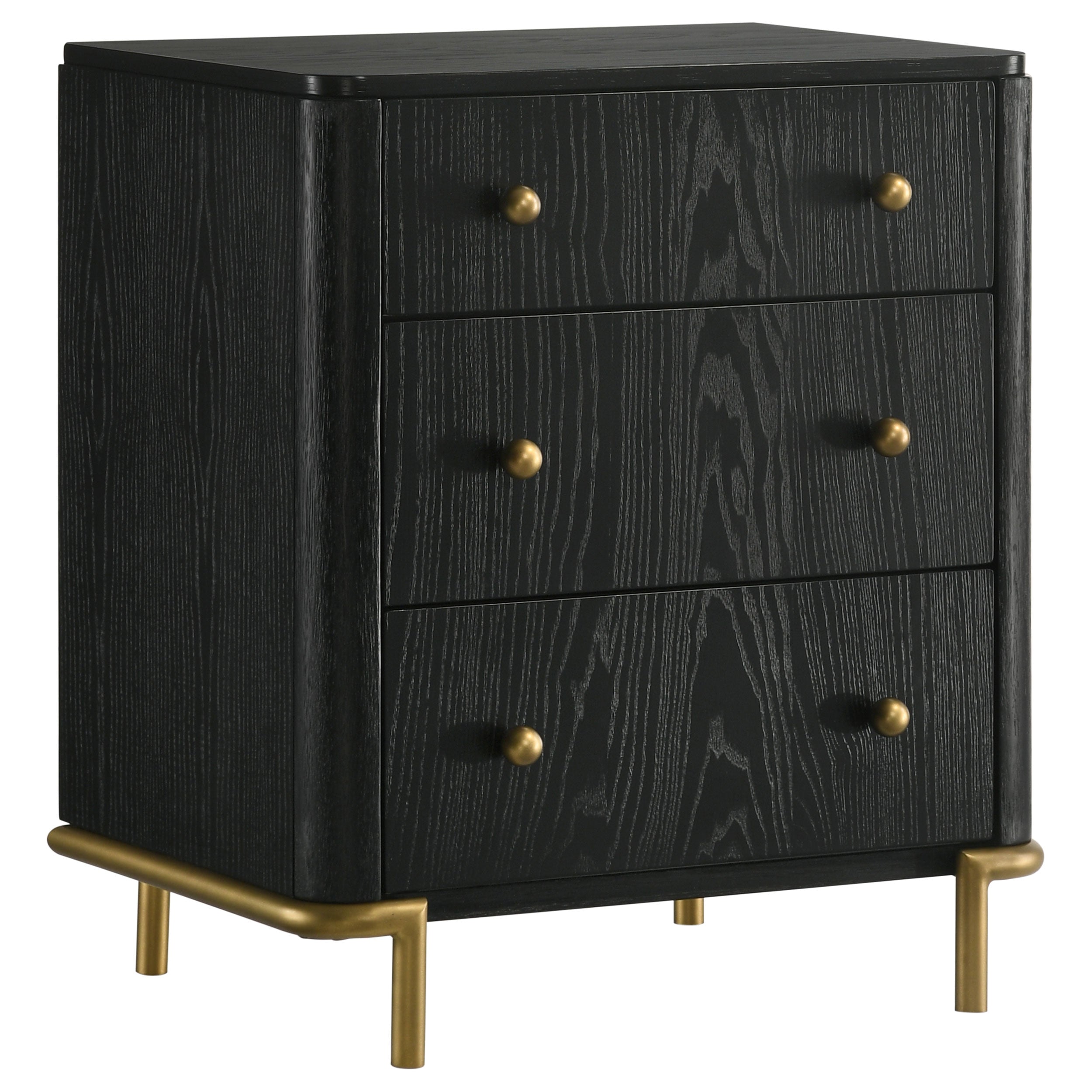 Arini 5-piece California King Bedroom Set Black and Natural