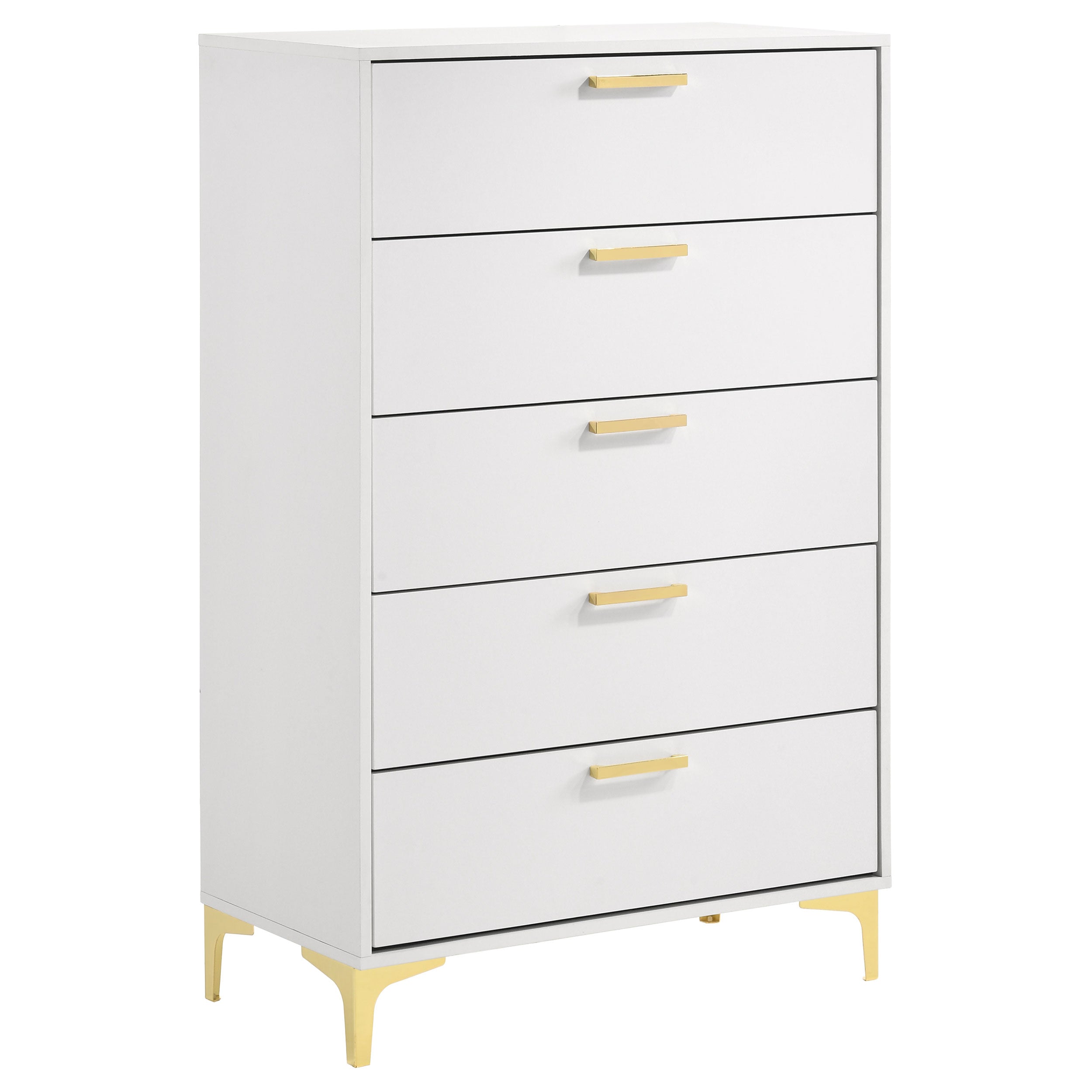 Dar Furniture - Coaster - Kendall 5-drawer Bedroom Chest White - 224405