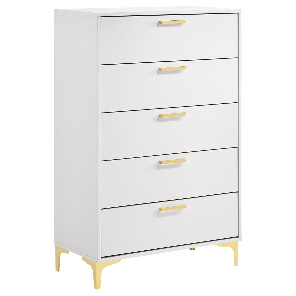 Dar Furniture - Coaster - Kendall 5-drawer Bedroom Chest White - 224405