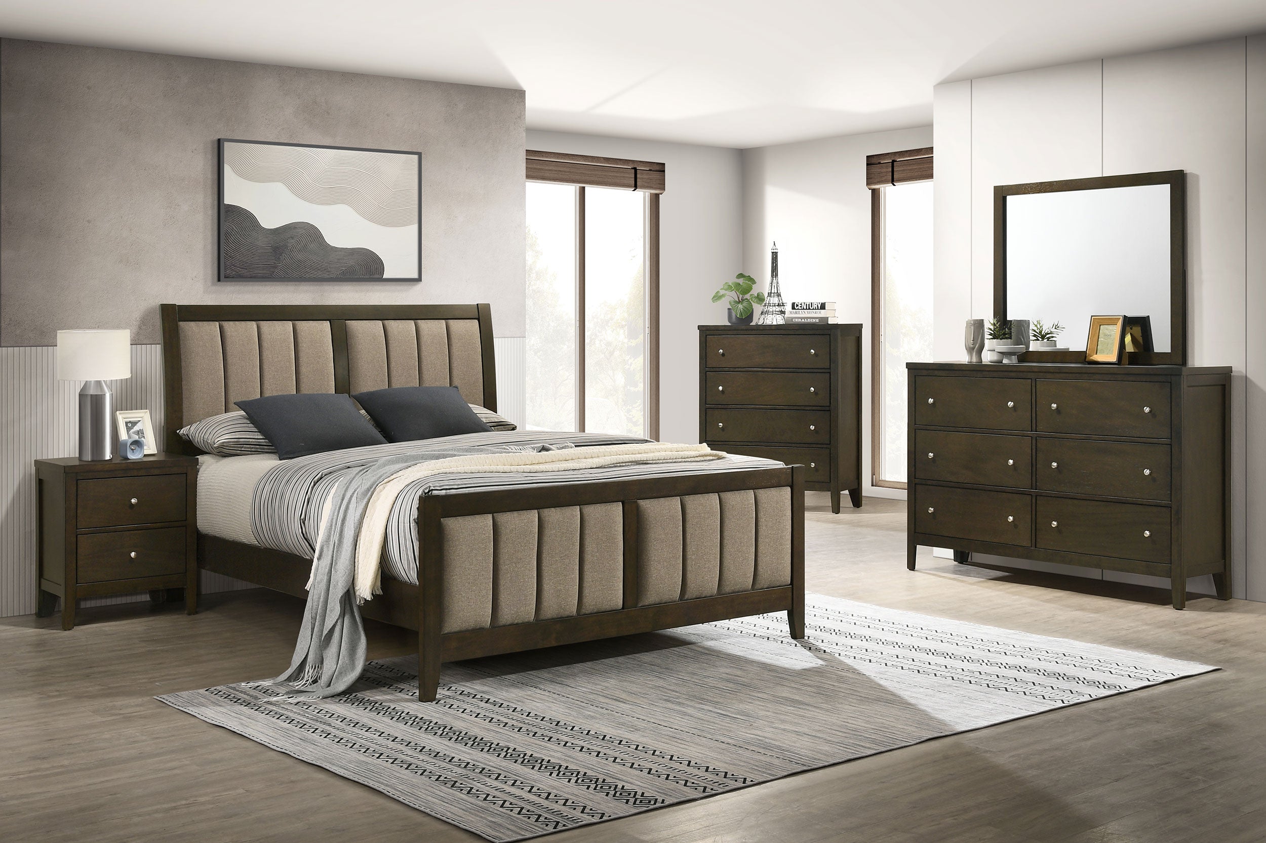Dar Furniture - Coaster - Wilkes 5-piece Full Bedroom Set Dark Cocoa - 224421F-S5