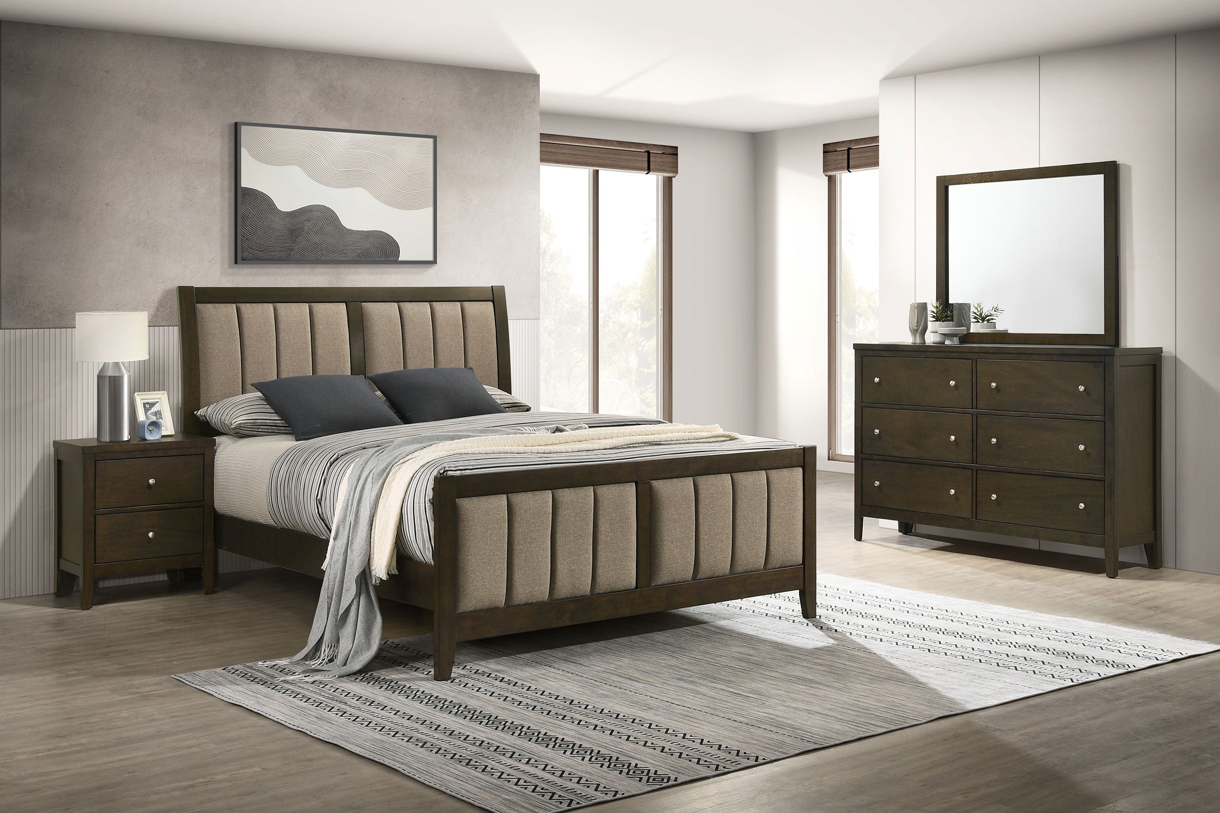 Dar Furniture - Coaster - Wilkes 4-piece Queen Bedroom Set Dark Cocoa - 224421Q-S4