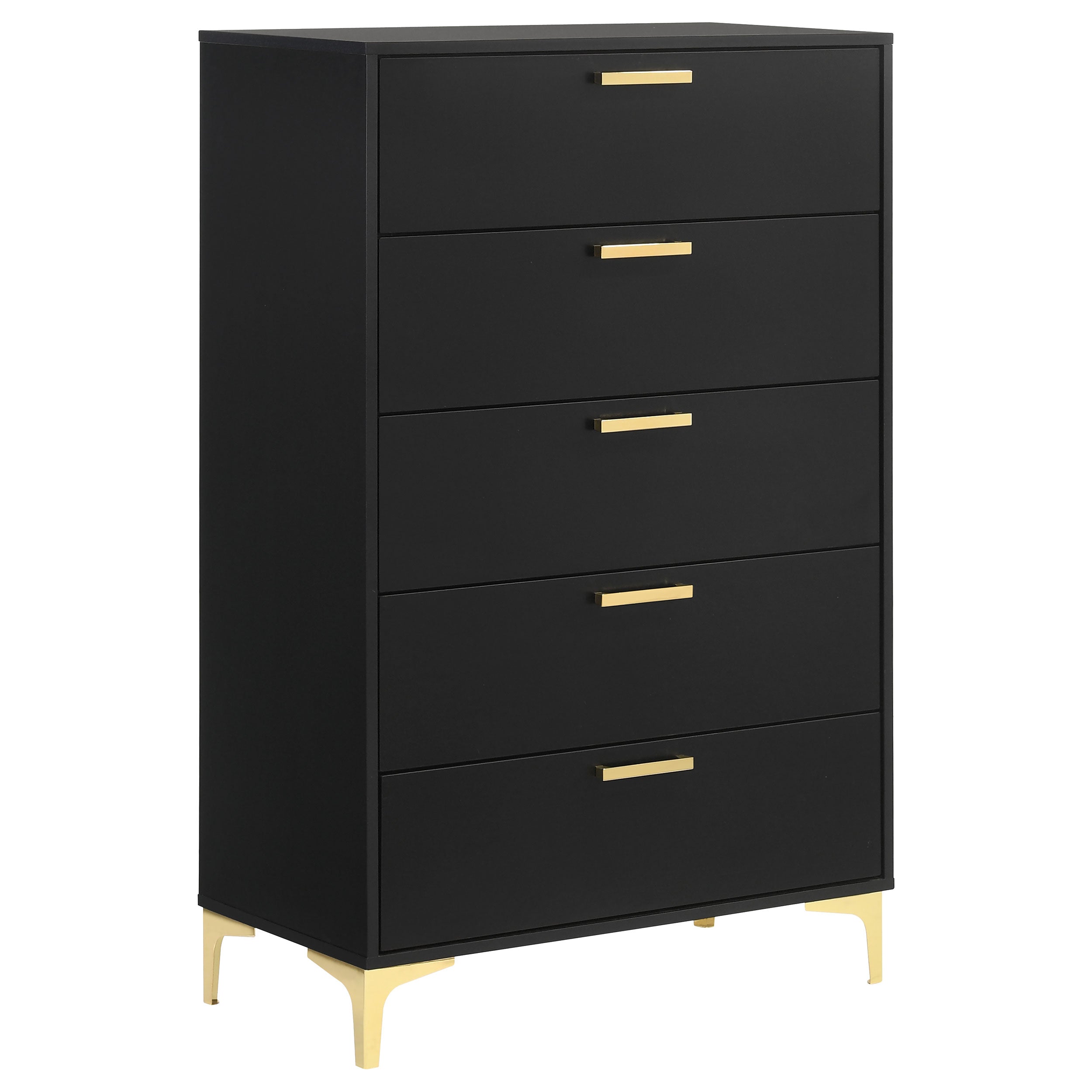 Dar Furniture - Coaster - Kendall 5-drawer Bedroom Chest Black - 224455