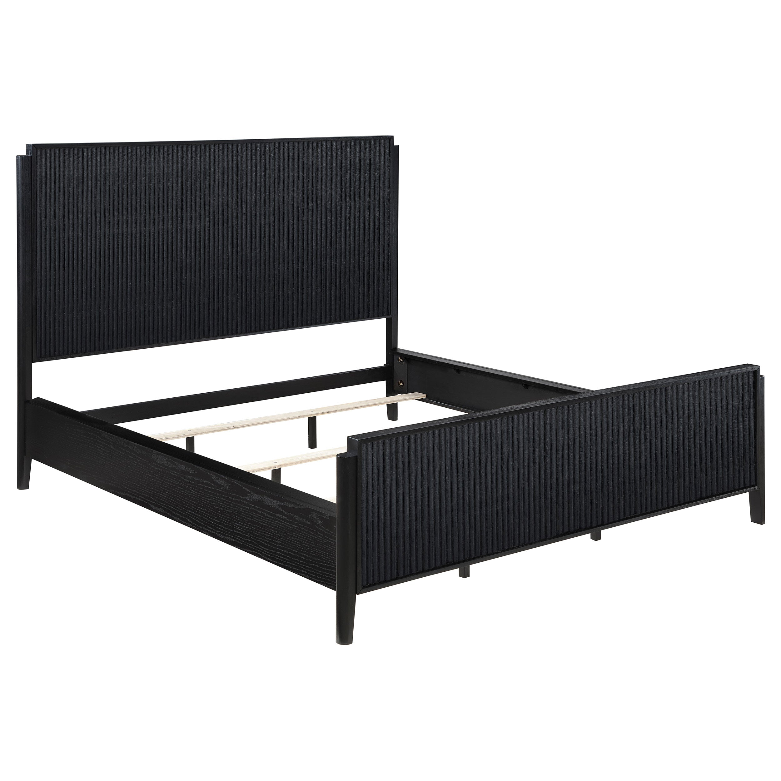 Dar Furniture - Coaster - Brookmead Wood California King Panel Bed Black - 224711KW