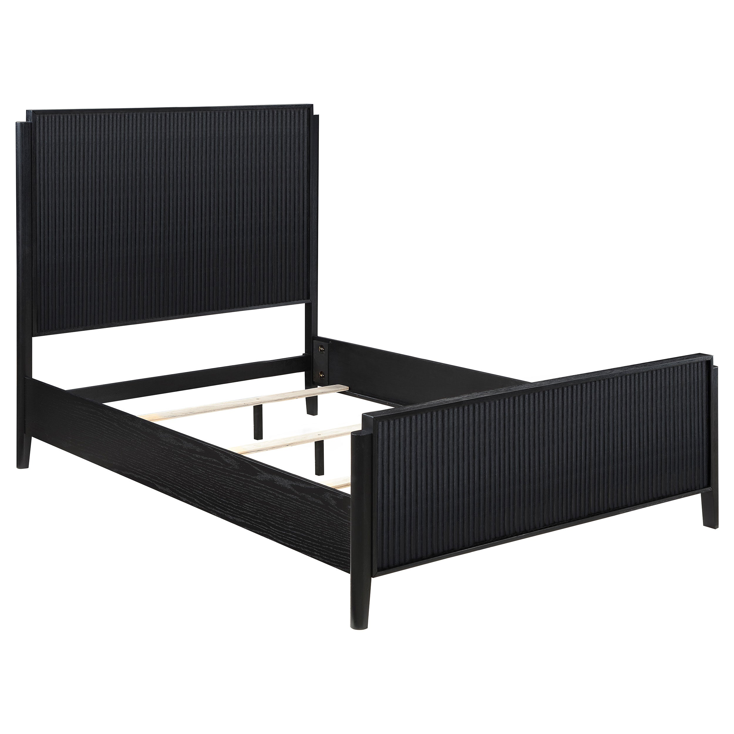 Dar Furniture - Coaster - Brookmead Wood Queen Panel Bed Black - 224711Q