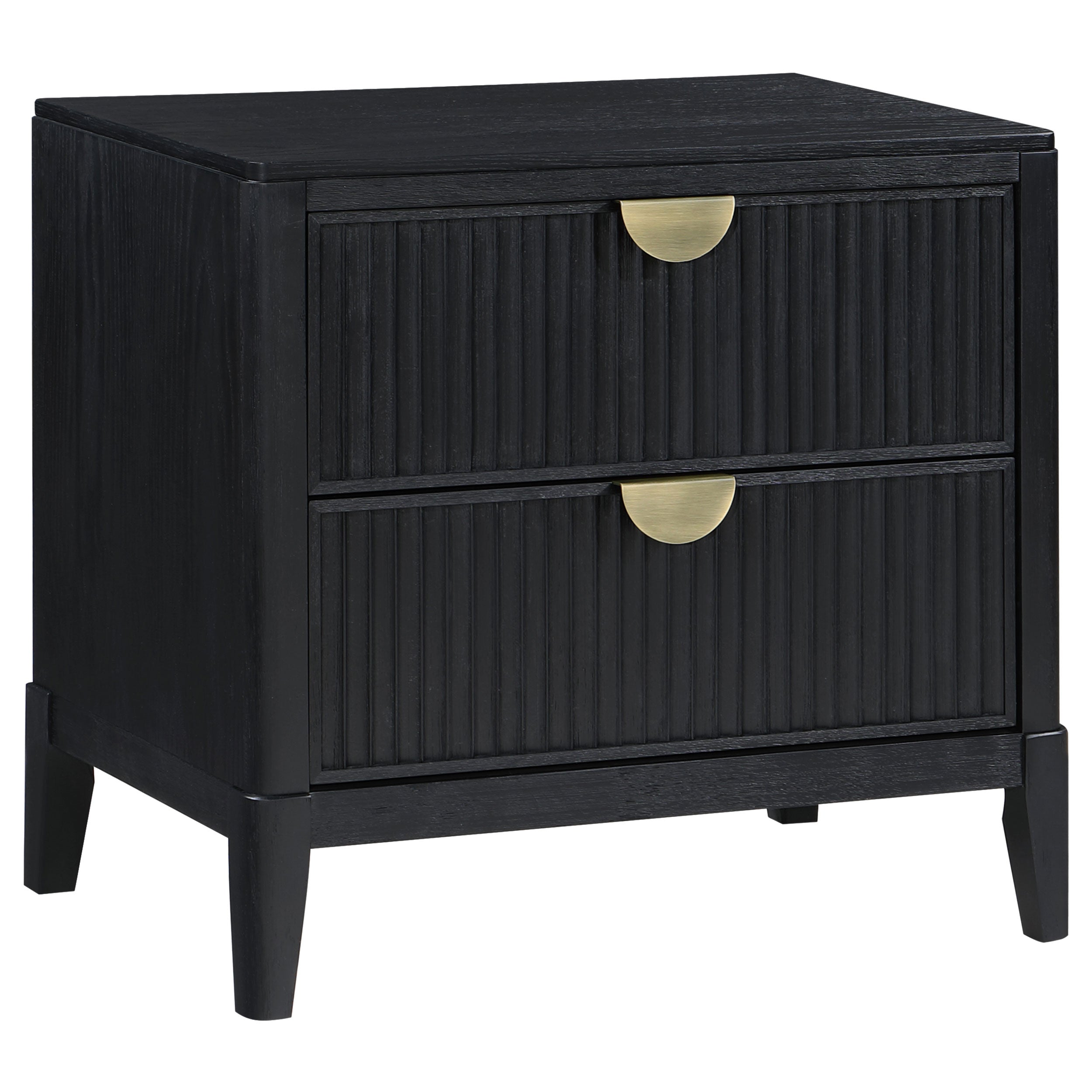 Dar Furniture - Coaster - Brookmead 2-drawer Nightstand Black - 224712
