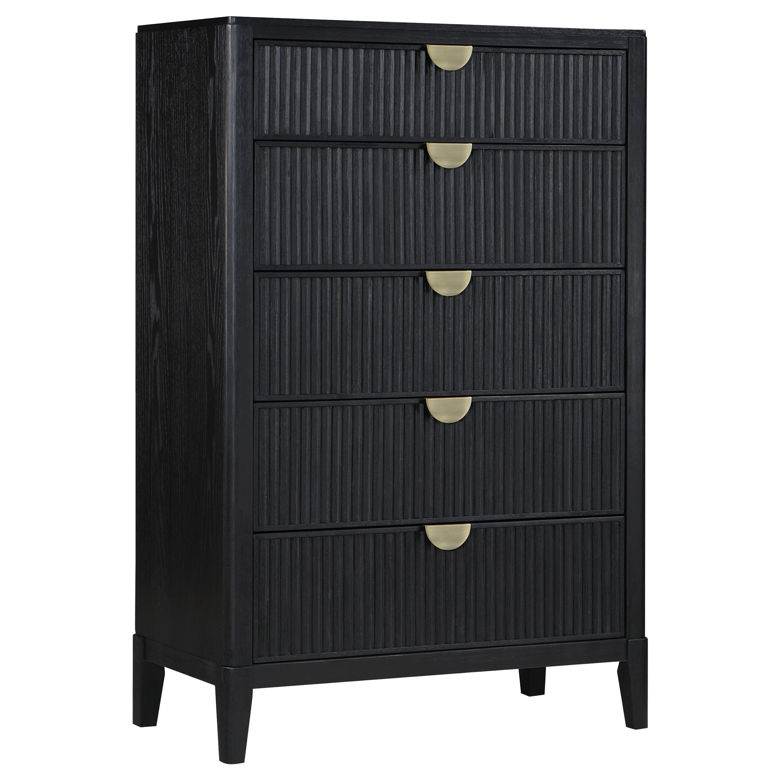 Dar Furniture - Coaster - Brookmead 5-drawer Bedroom Chest Black - 224715