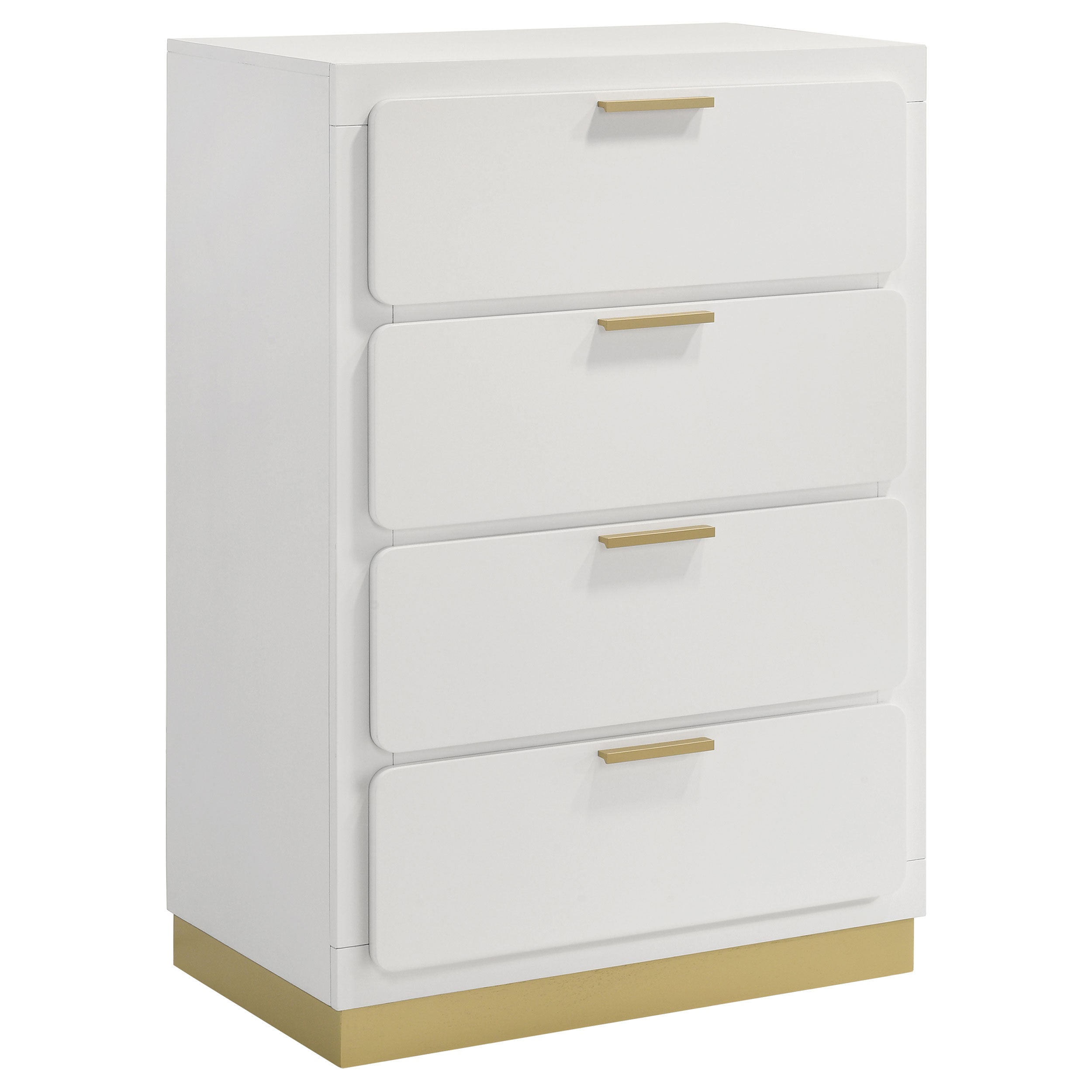 Dar Furniture - Coaster - Caraway 4-drawer Bedroom Chest White - 224775