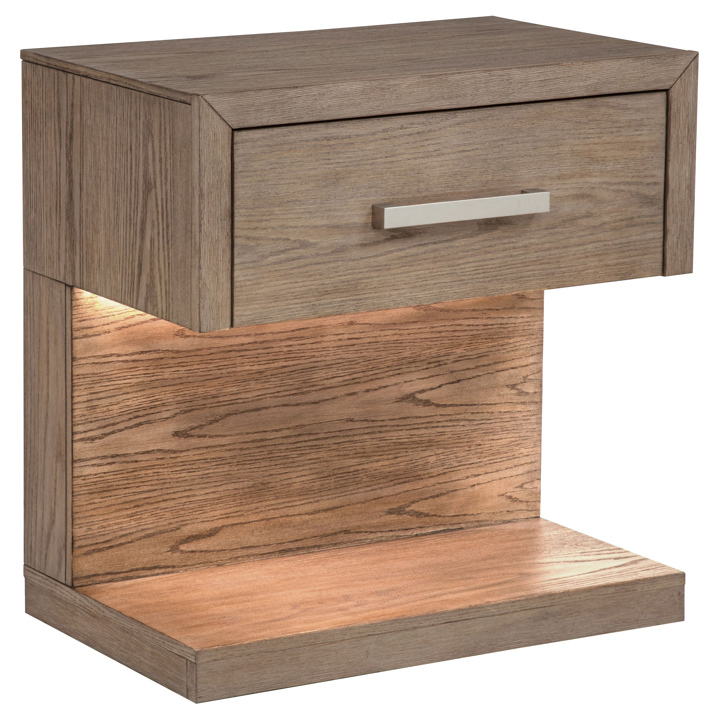 Dar Furniture - Coaster - Kenora 1-drawer Nightstand Bedside Table Barley Brown - 224852