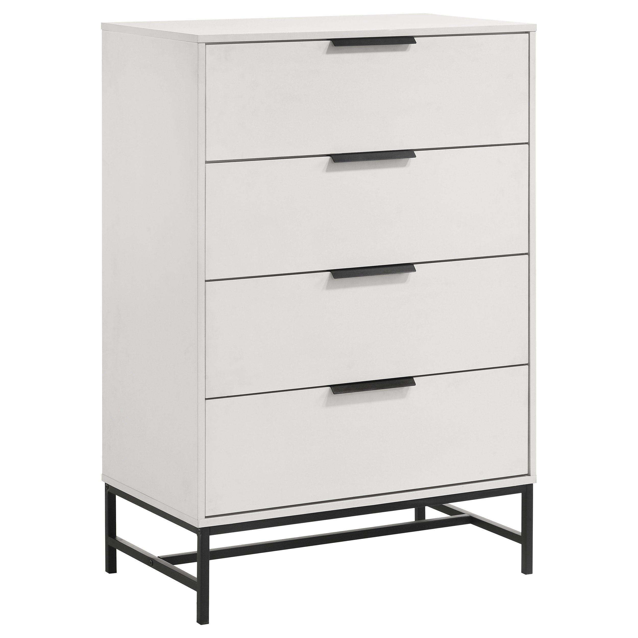 Dar Furniture - Coaster - Sonora 4-drawer Bedroom Chest White  - 224865