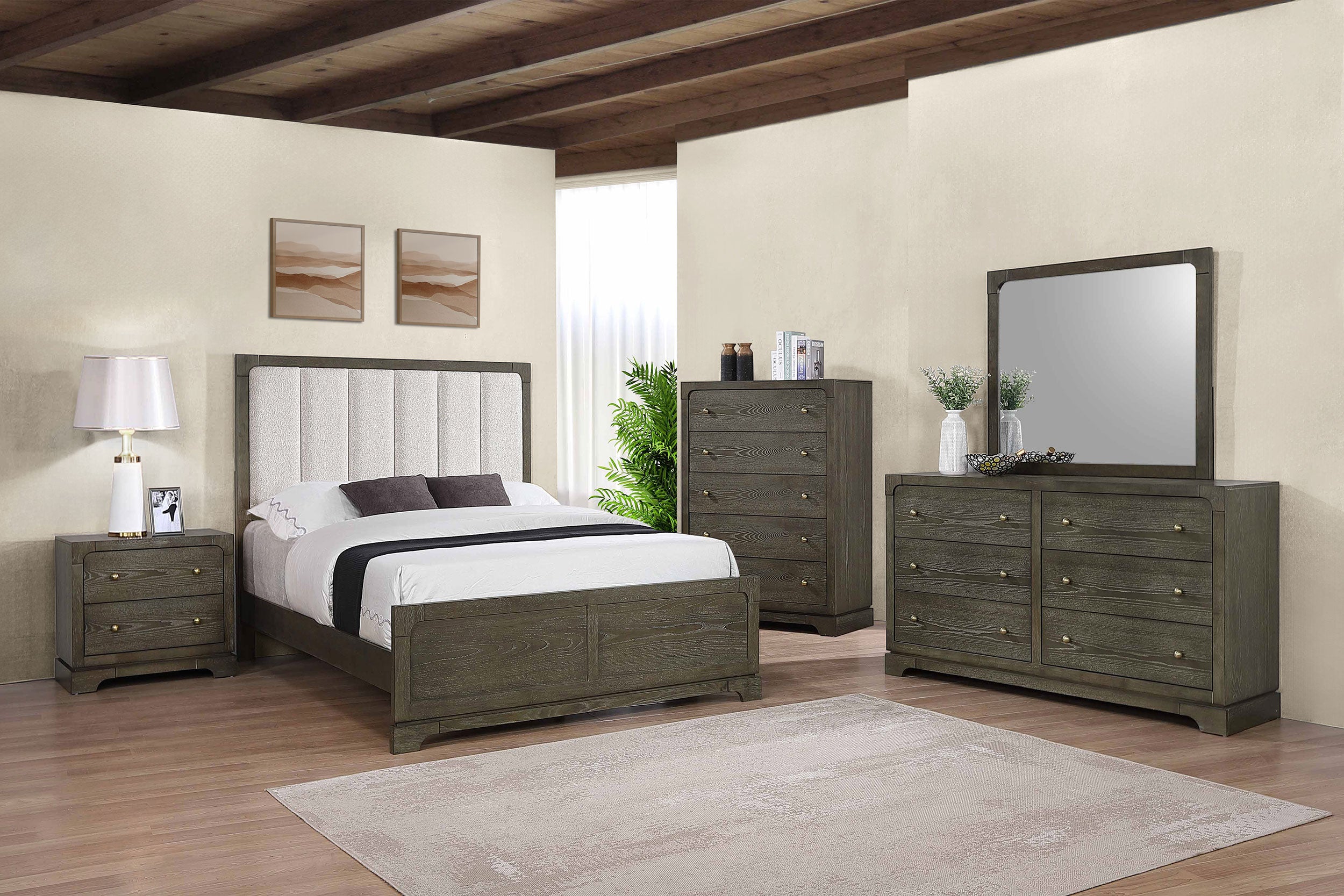 Dar Furniture - Coaster - Gran Park 5-piece Queen Bedroom Set Dark Cocoa - 224930Q-S5