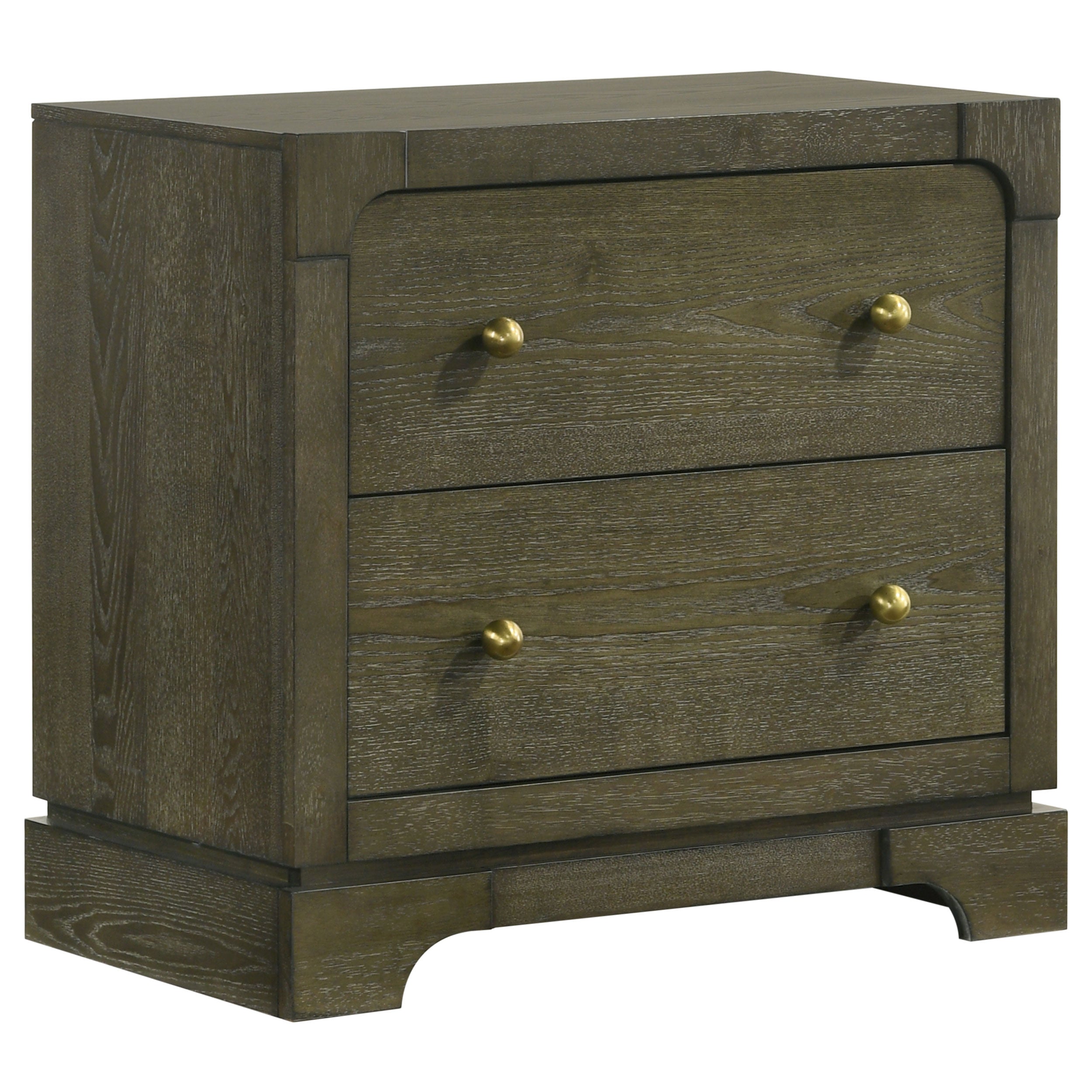 Dar Furniture - Coaster - Gran Park 2-drawer Nightstand Bedside Table Dark Cocoa - 224932
