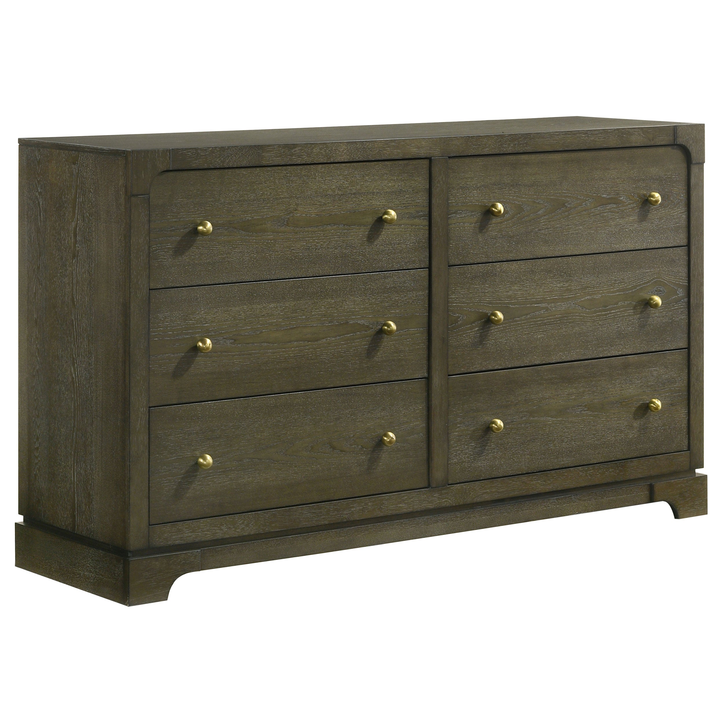 Dar Furniture - Coaster - Gran Park 6-drawer Dresser Cabinet Dark Cocoa - 224933