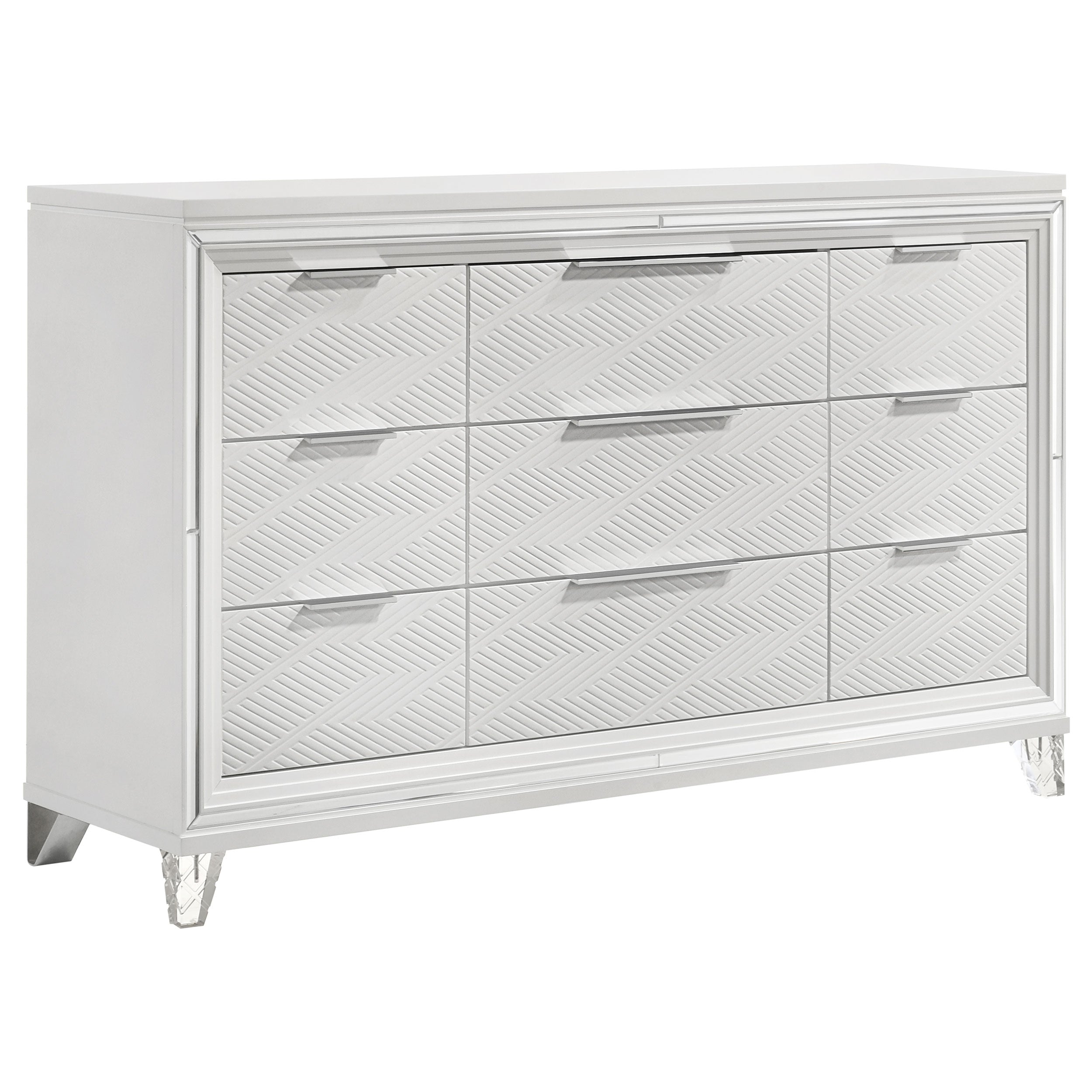 Dar Furniture - Coaster - Marmore 9-drawer Dresser Cabinet White - 224963