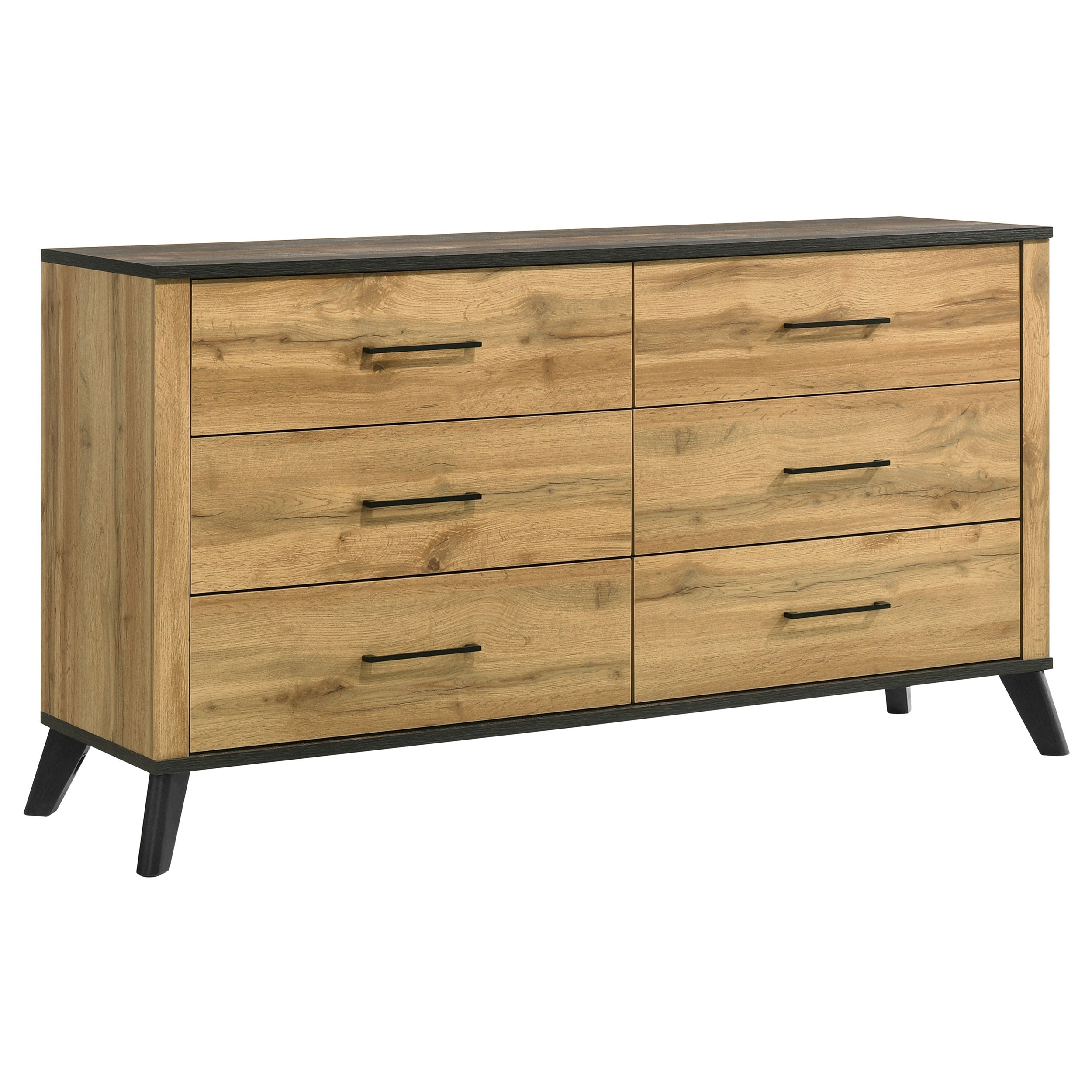 Dar Furniture - Coaster - Kaywood 6-drawer Dresser Cabinet Natural Pine - 225003
