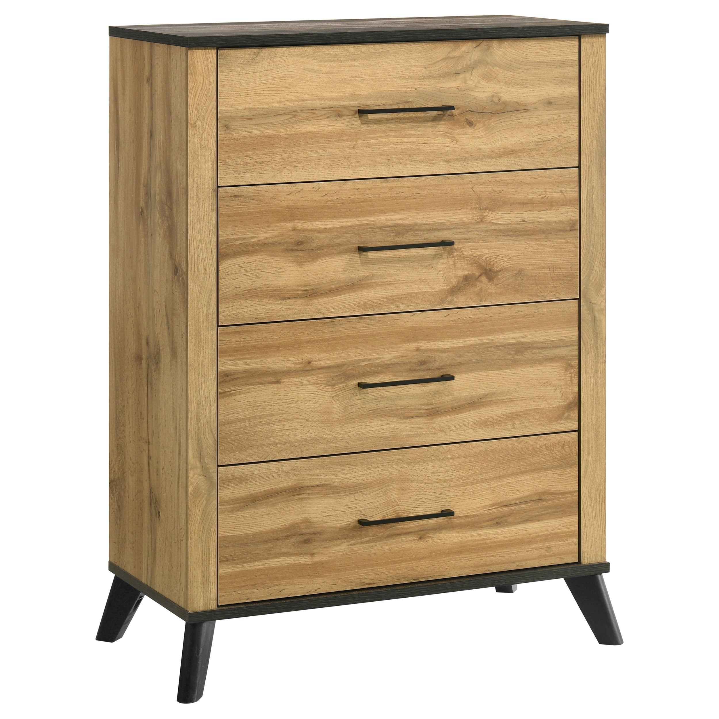 Dar Furniture - Coaster - Kaywood 4-drawer Bedroom Chest of Drawers Natural Pine - 225005